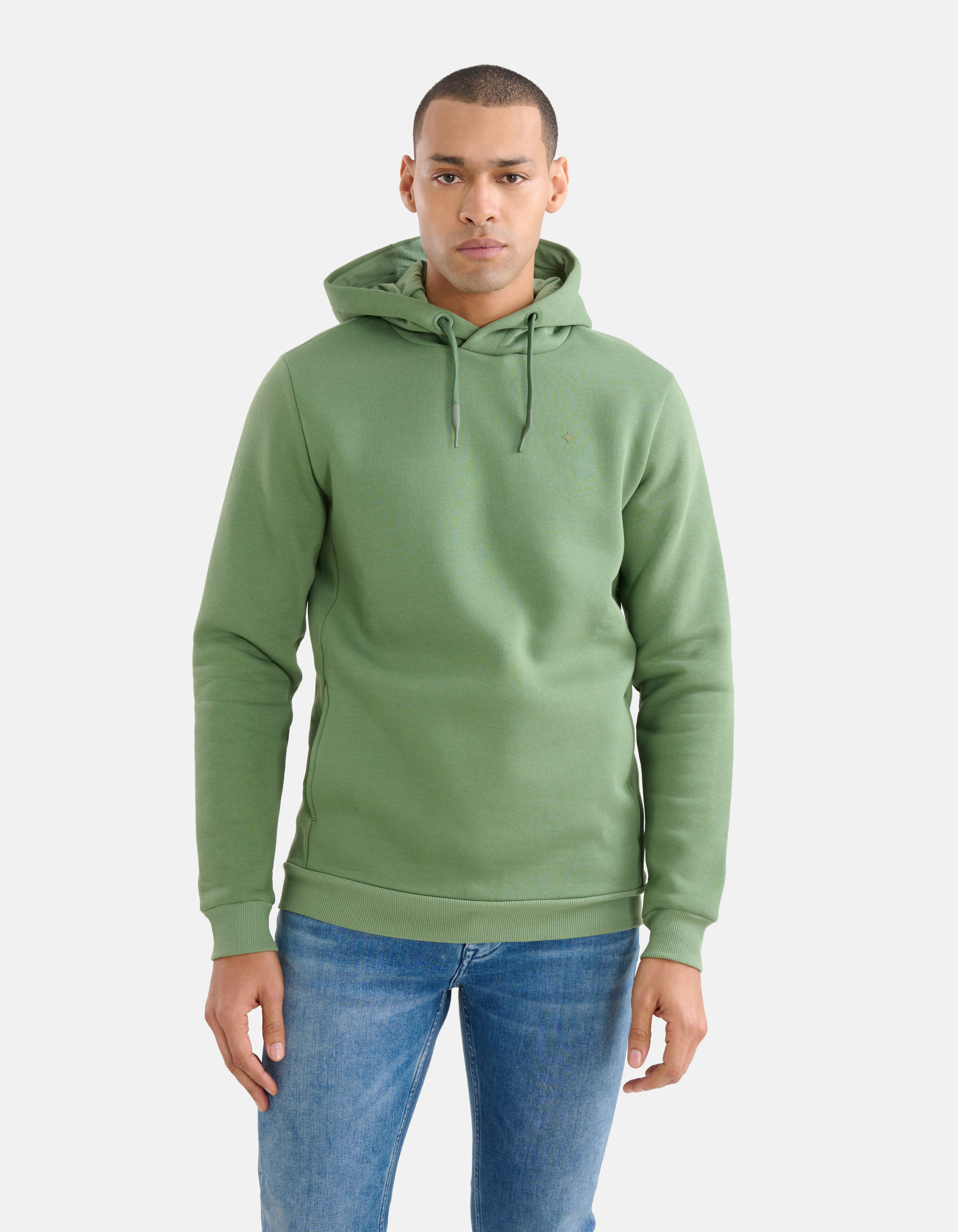 Sparkle Hoodie Groen SHOEBY MEN