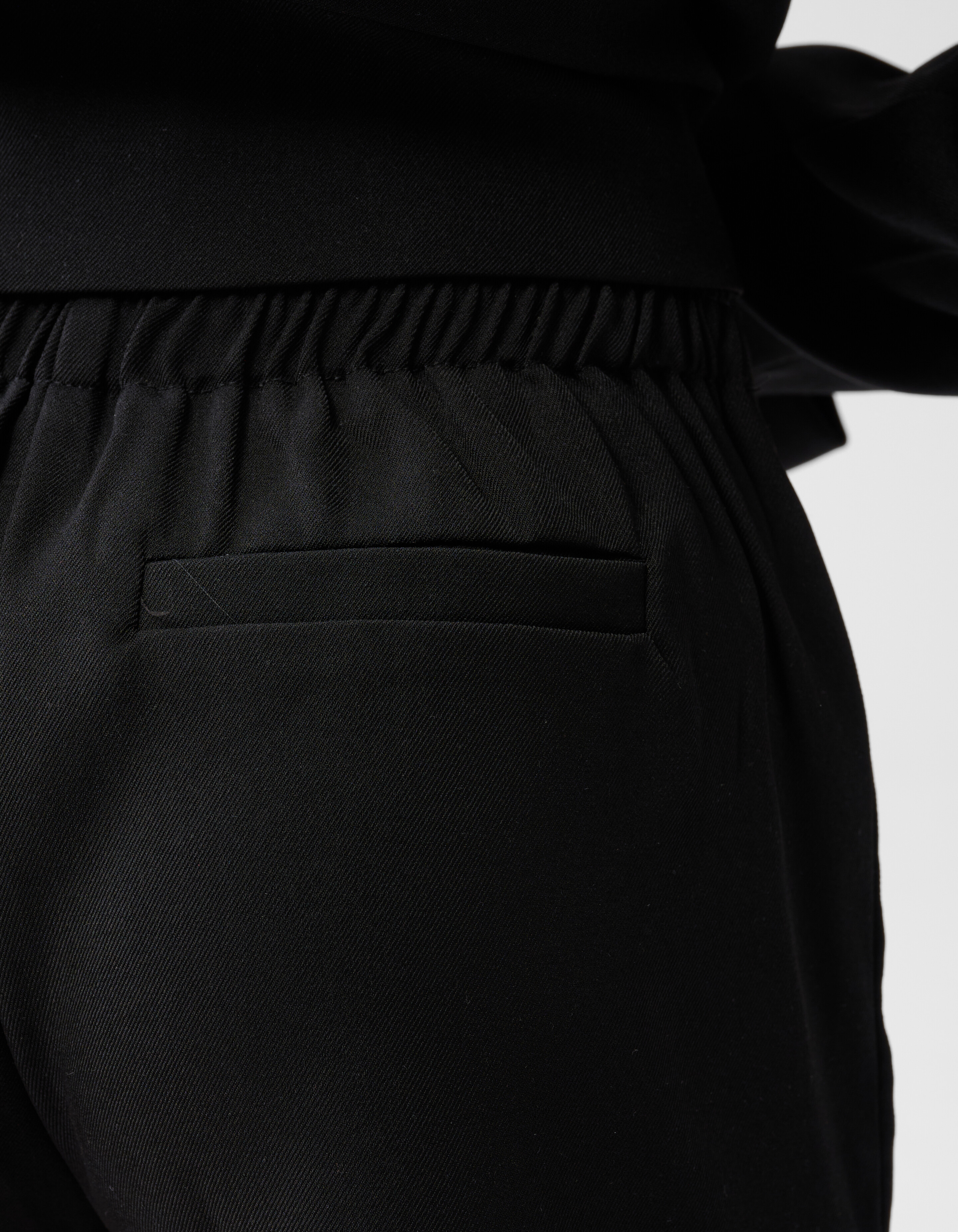 Wrap Skort Strik Zwart SHOEBY GIRLS