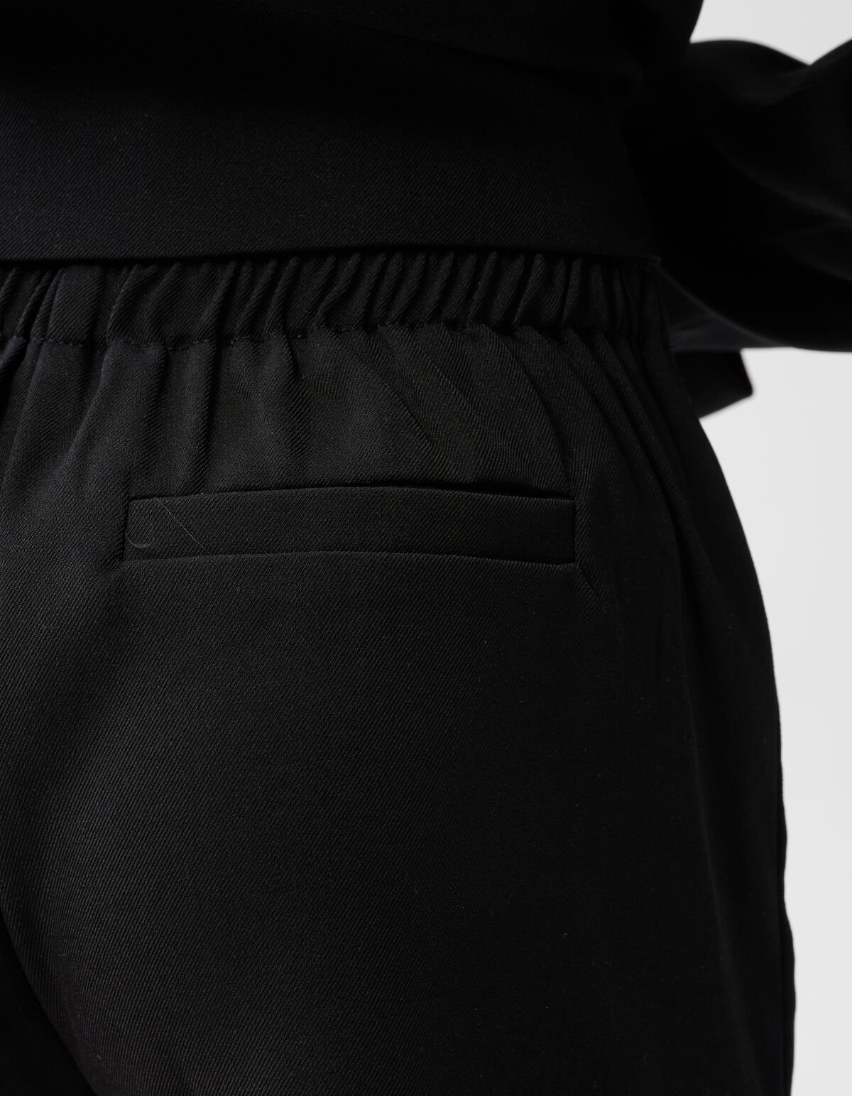 Wrap Skort Strik Zwart SHOEBY GIRLS