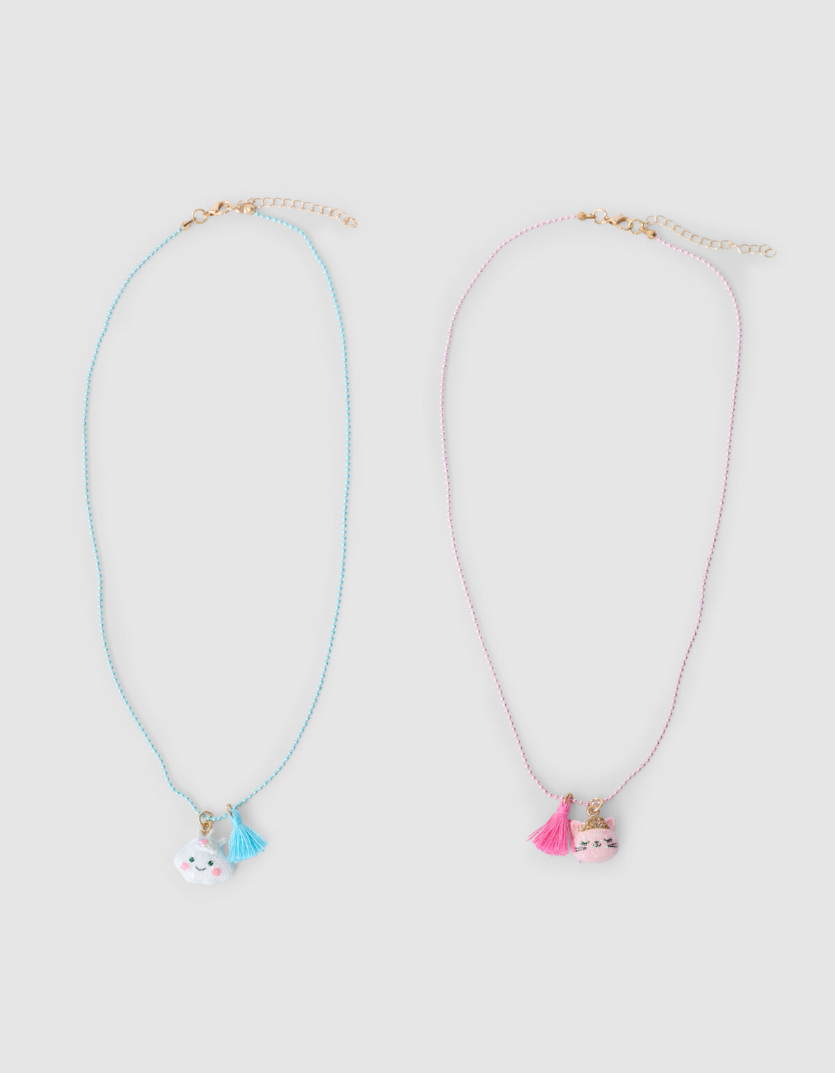 BFF Ketting Blauw/Roze SHOEBY ACCESSOIRES