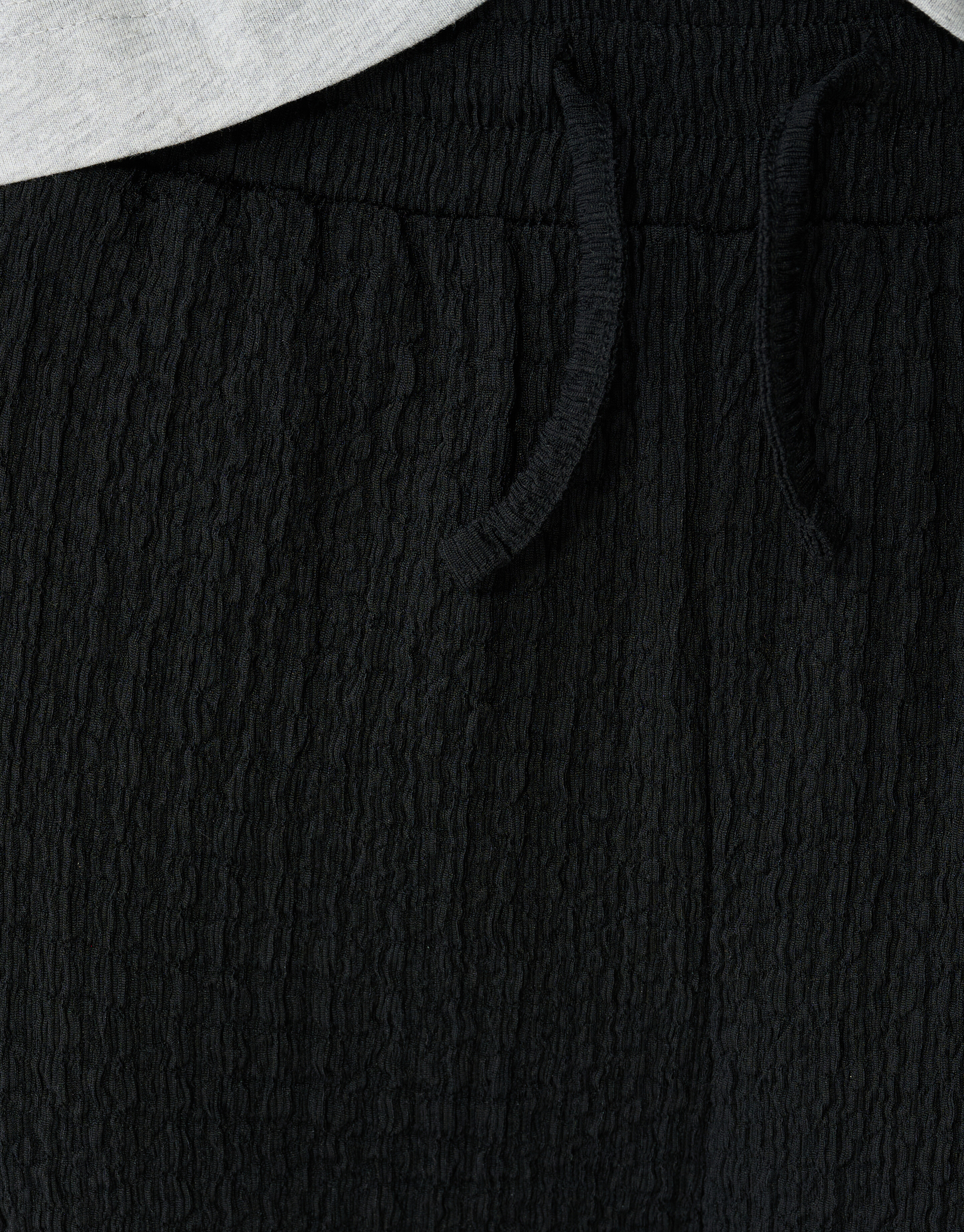 Crinkle Wide Leg Fit Broek Zwart SHOEBY WOMEN