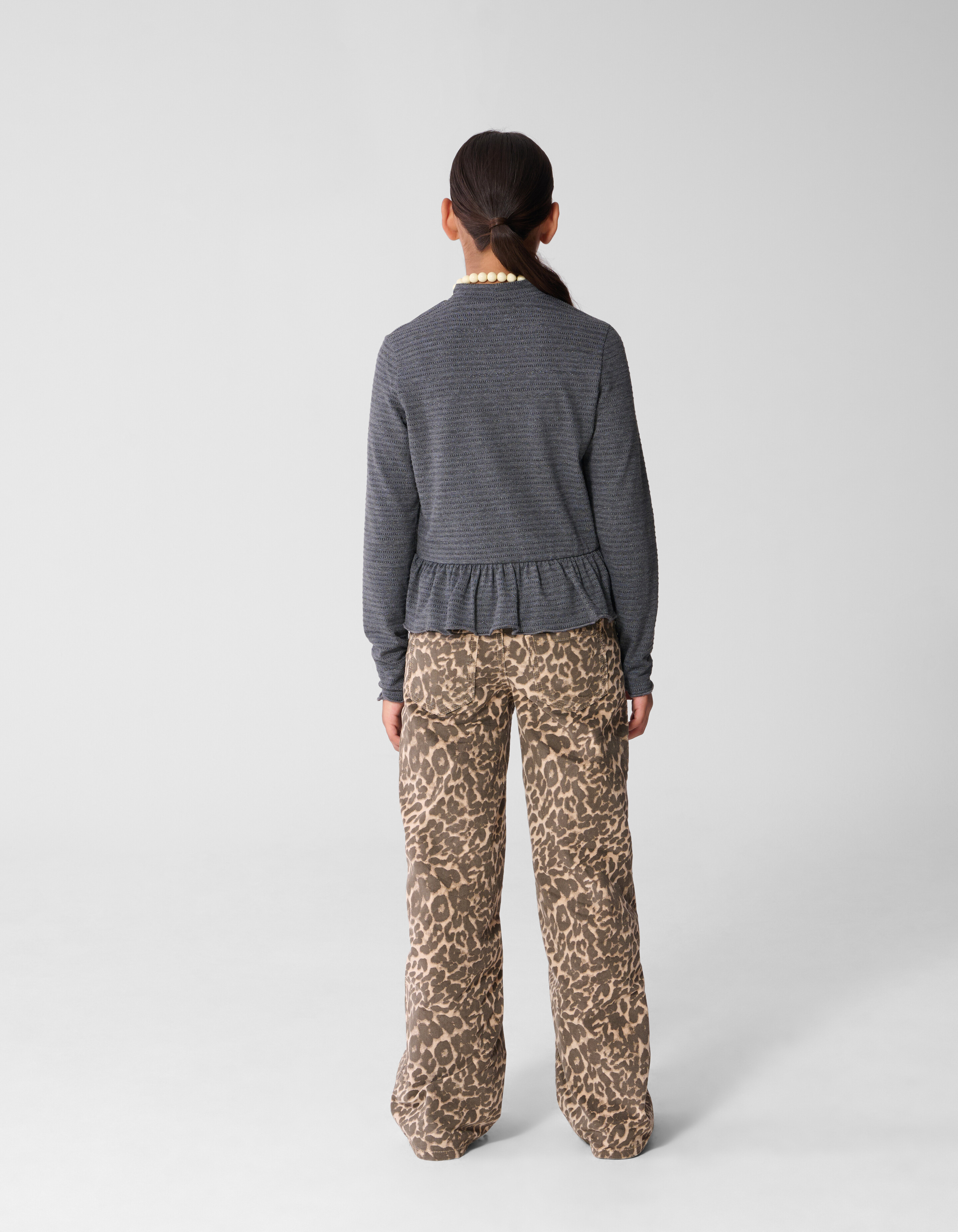 Velvet Leopard Broek Bruin SHOEBY GIRLS