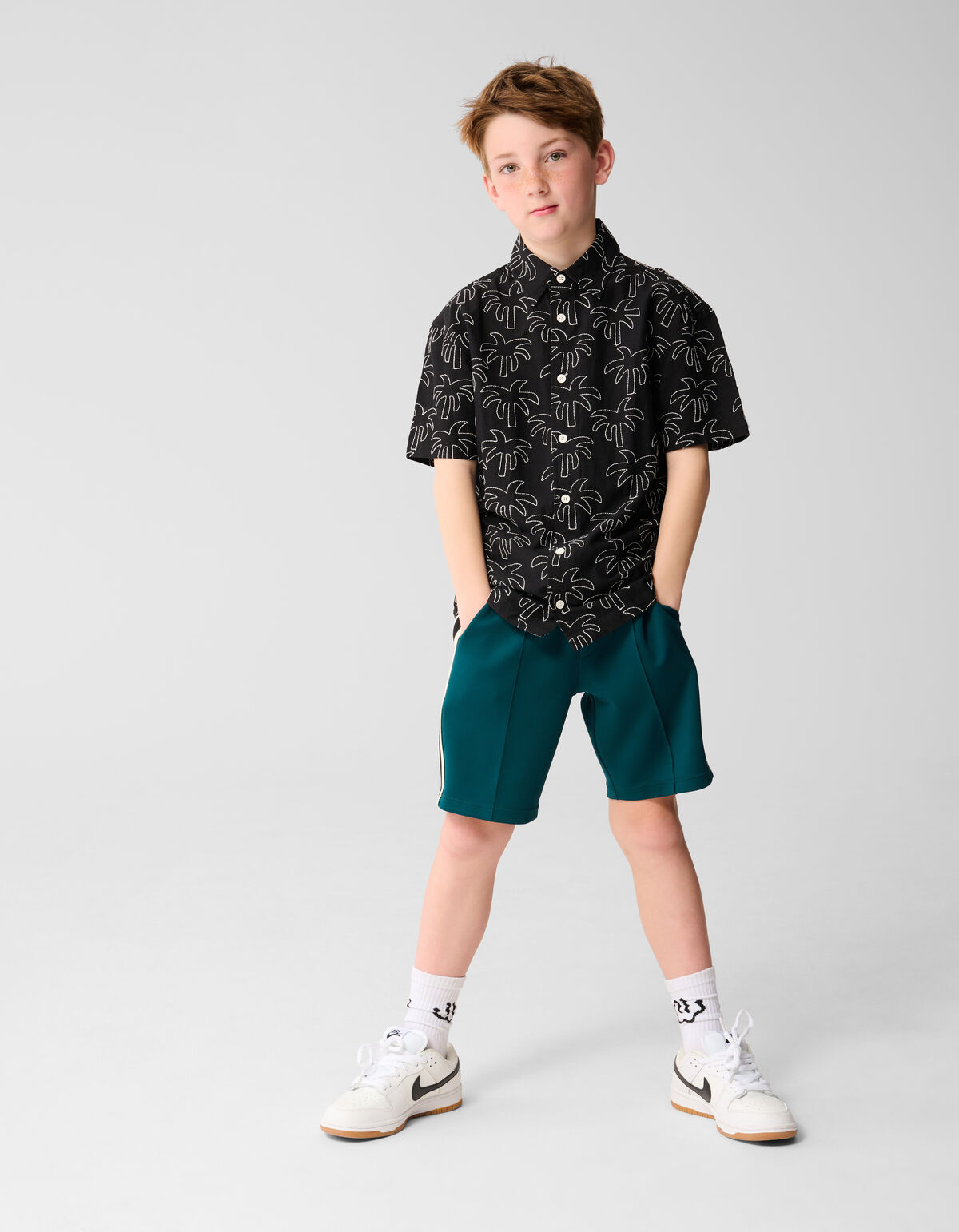 Palm Shirt Zwart SHOEBY BOYS