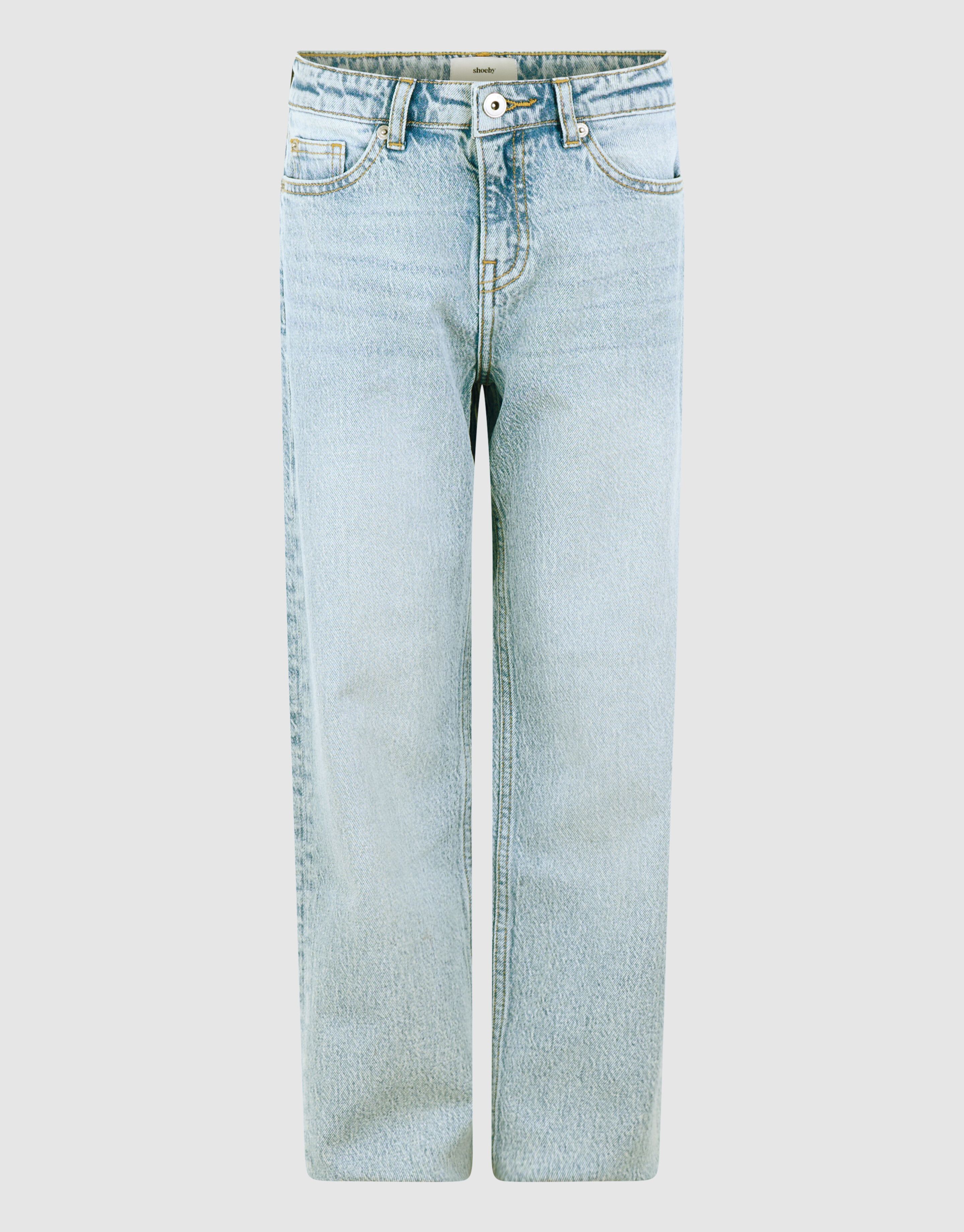Baggy Fit Jeans Lichtblauw SHOEBY GIRLS