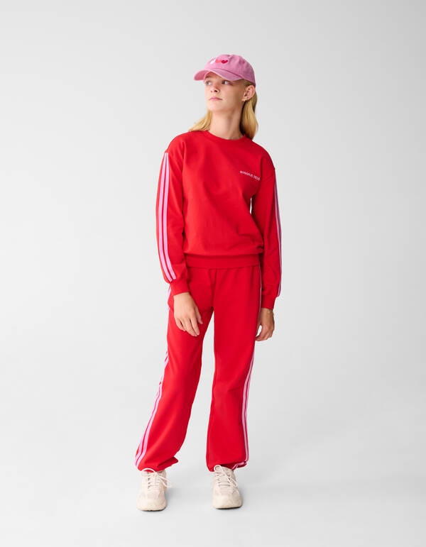 Sporty Amore Sweater Rood SHOEBY GIRLS