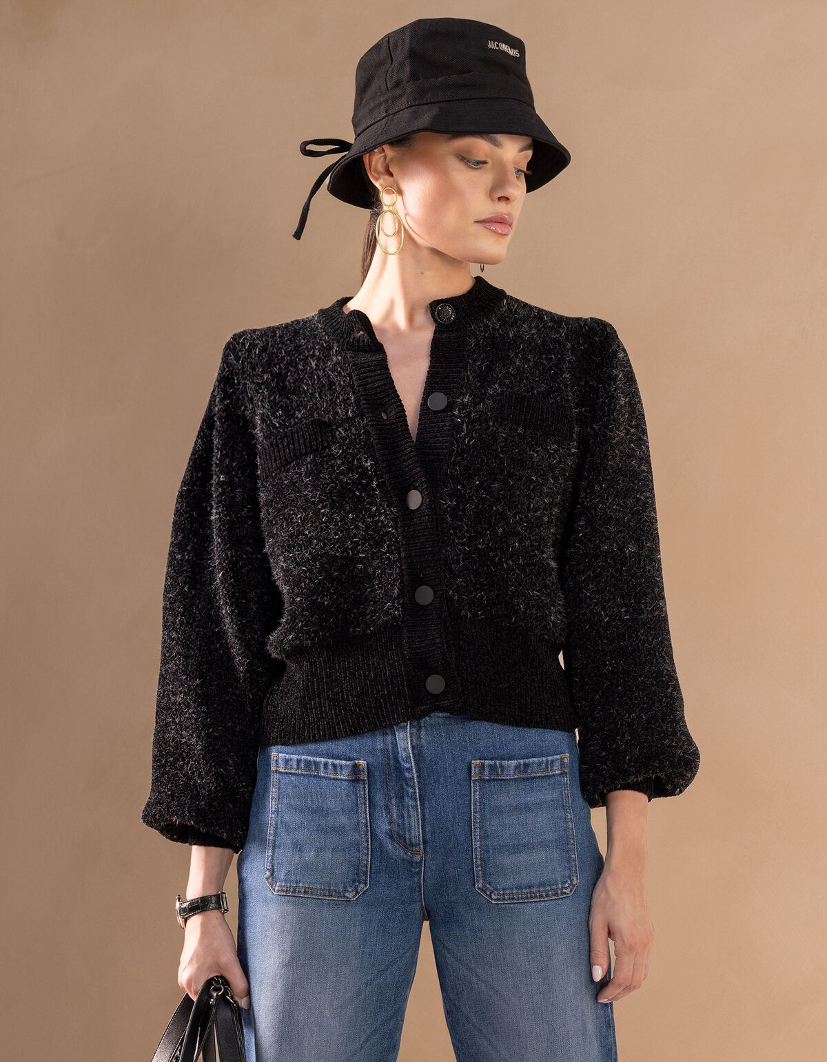 Soft Cropped Vest Zwart By Mieke SHOEBY WOMEN