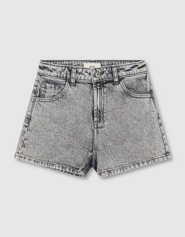 Strass Denim Short Grijs SHOEBY GIRLS