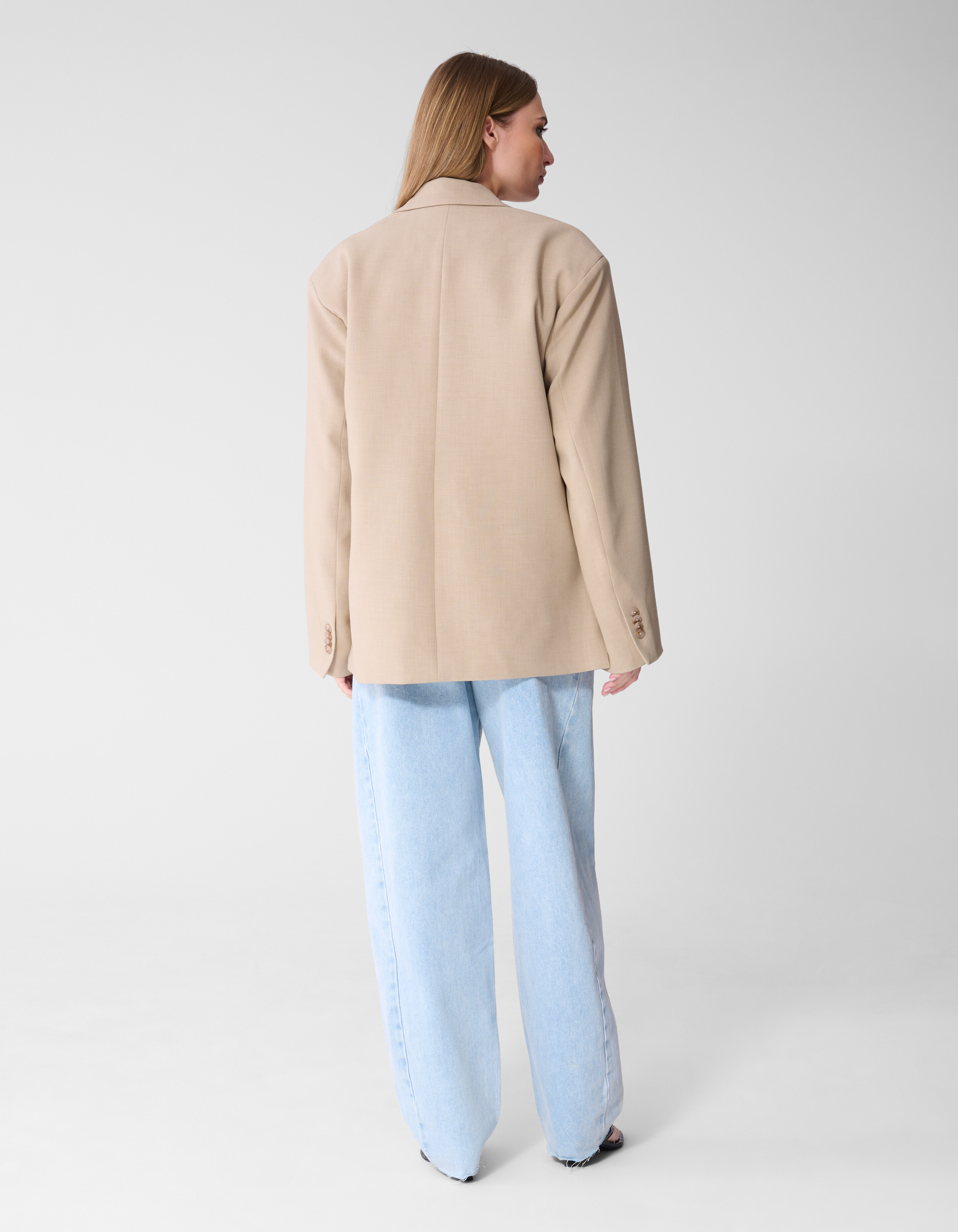 Melange Blazer Zand SHOEBY WOMEN