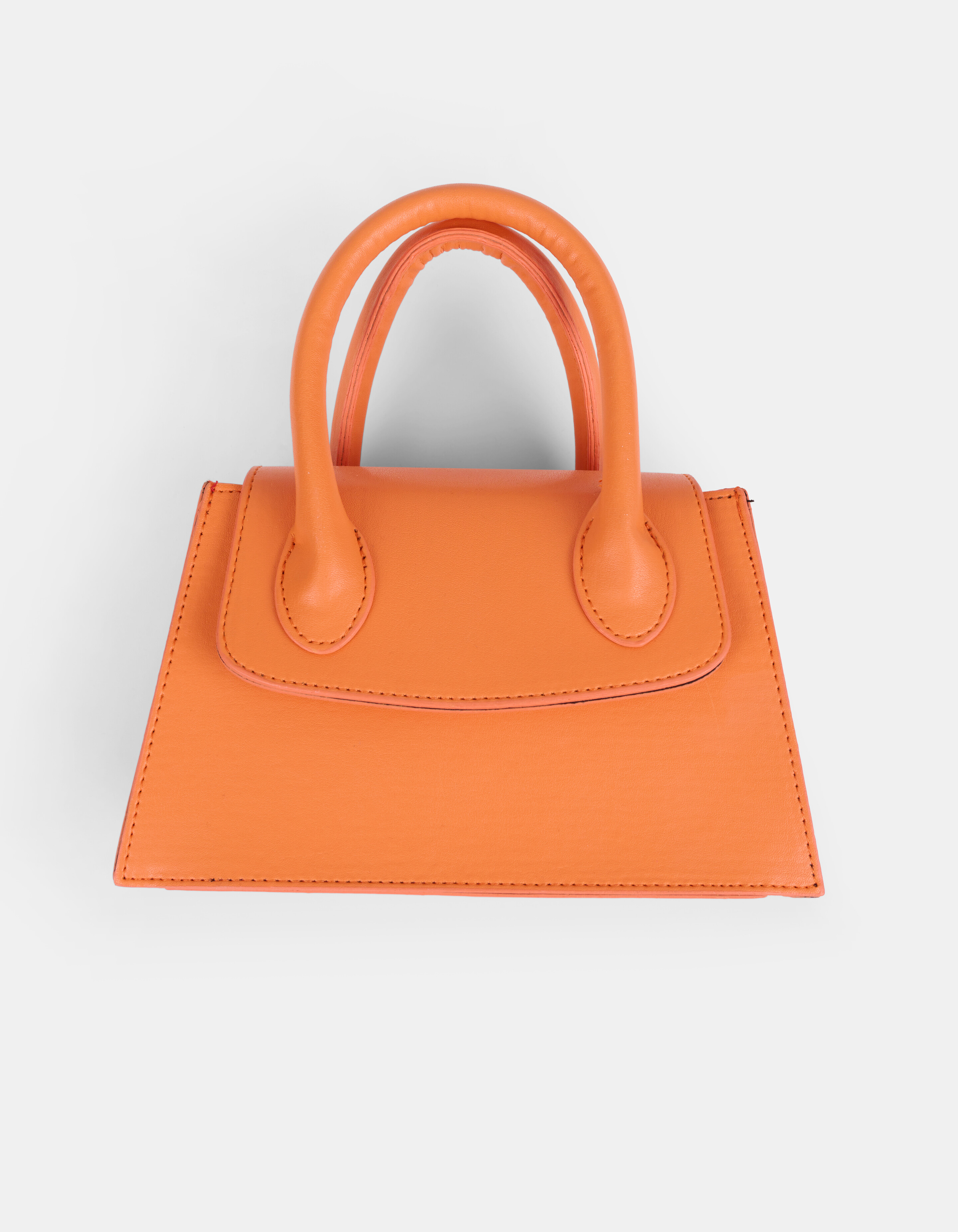 advies zone Waardig Small Handle Tas Oranje | Shoeby