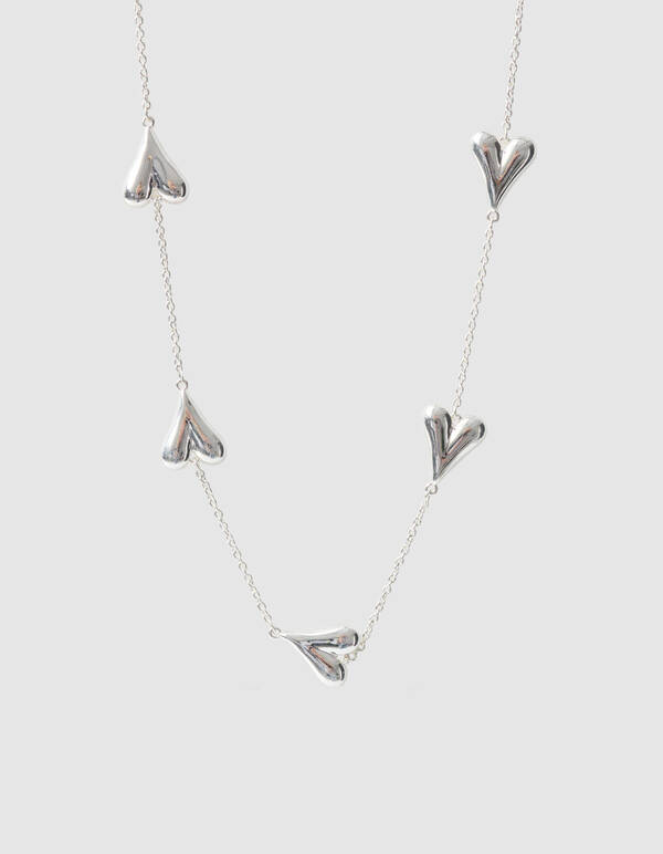 Heart Ketting Zilver SHOEBY ACCESSOIRES