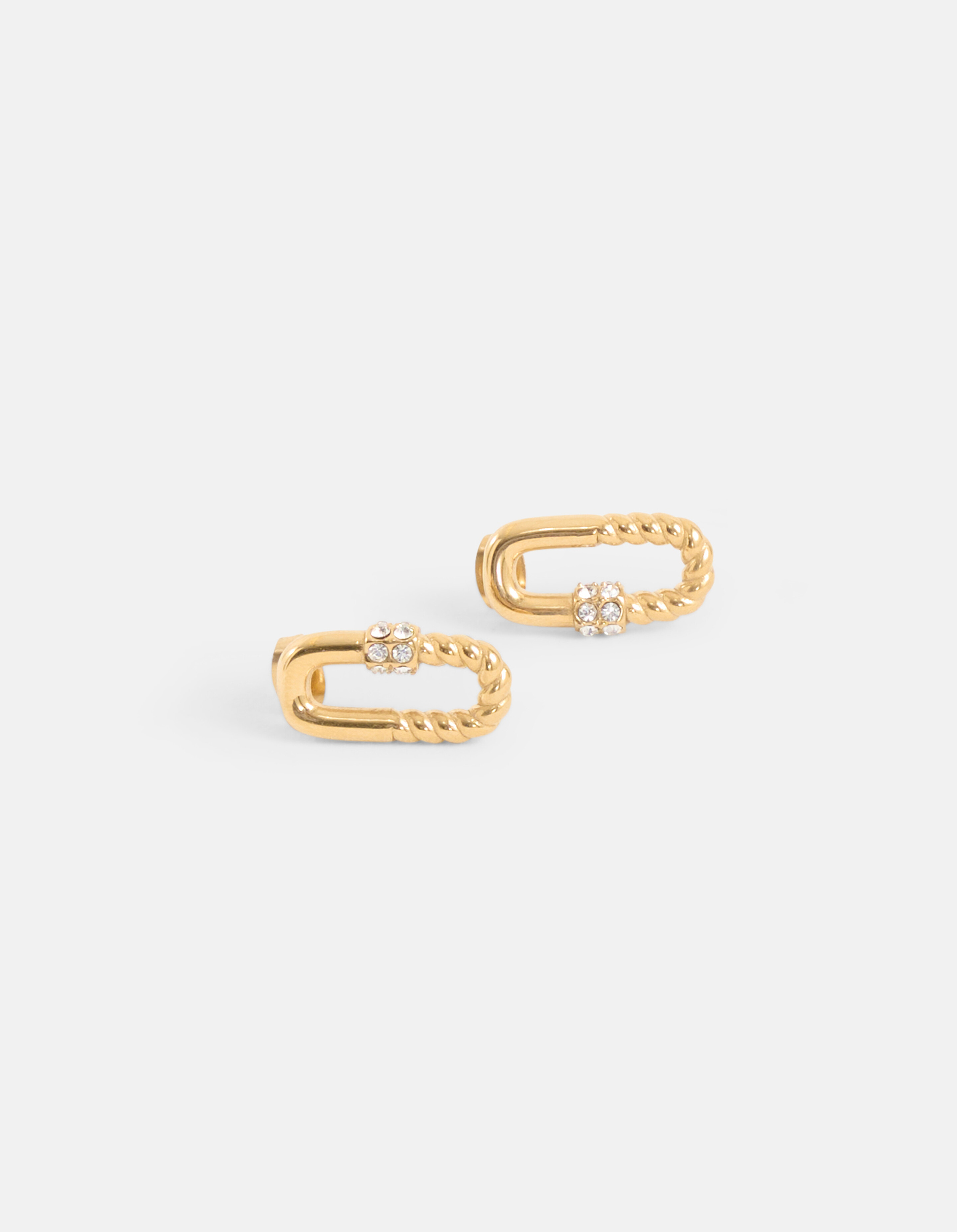 Vierkante Pin Oorbellen Goud SHOEBY ACCESSOIRES