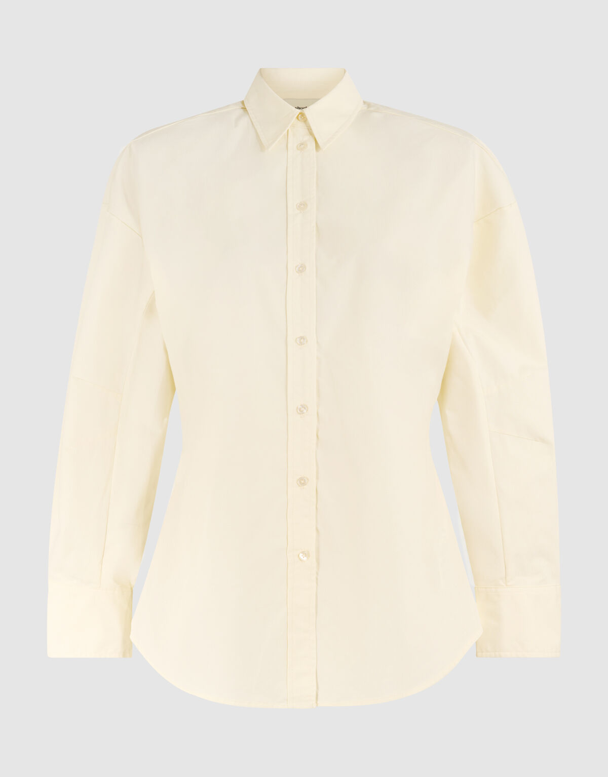 Egg Shape Strik Blouse Lichtgeel SHOEBY WOMEN