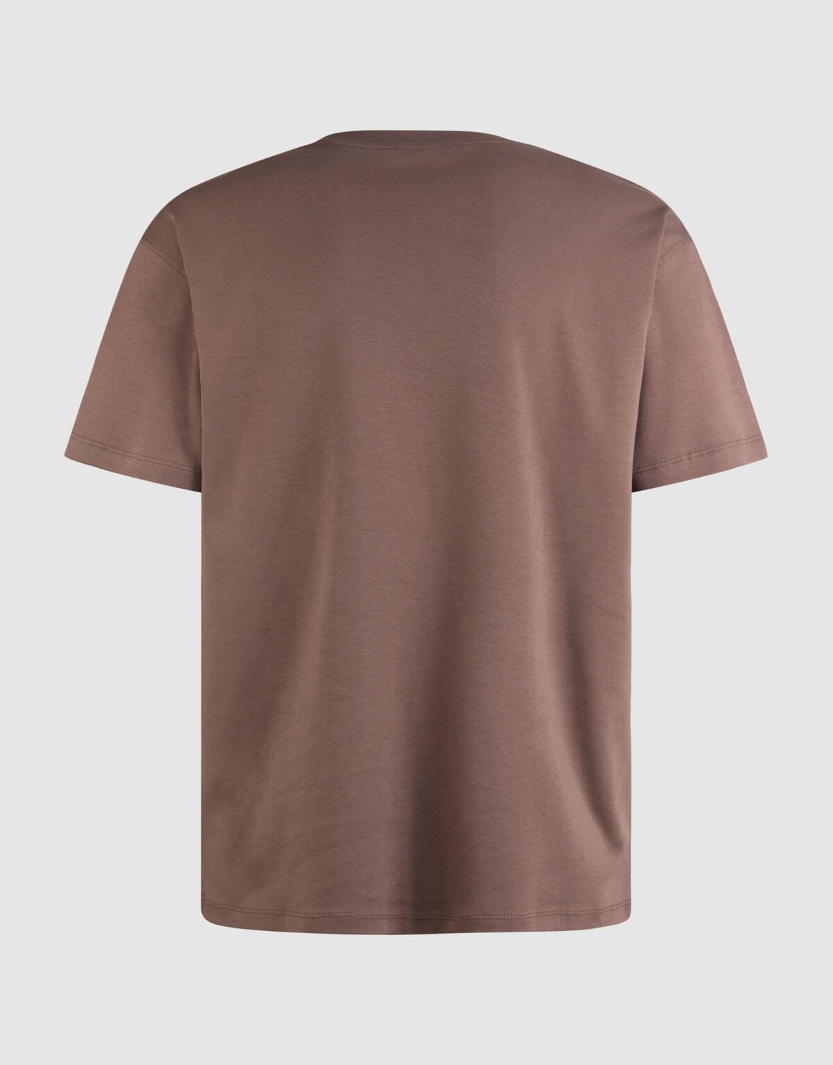 Structuur Pocket T-shirt Lichtbruin SHOEBY MEN