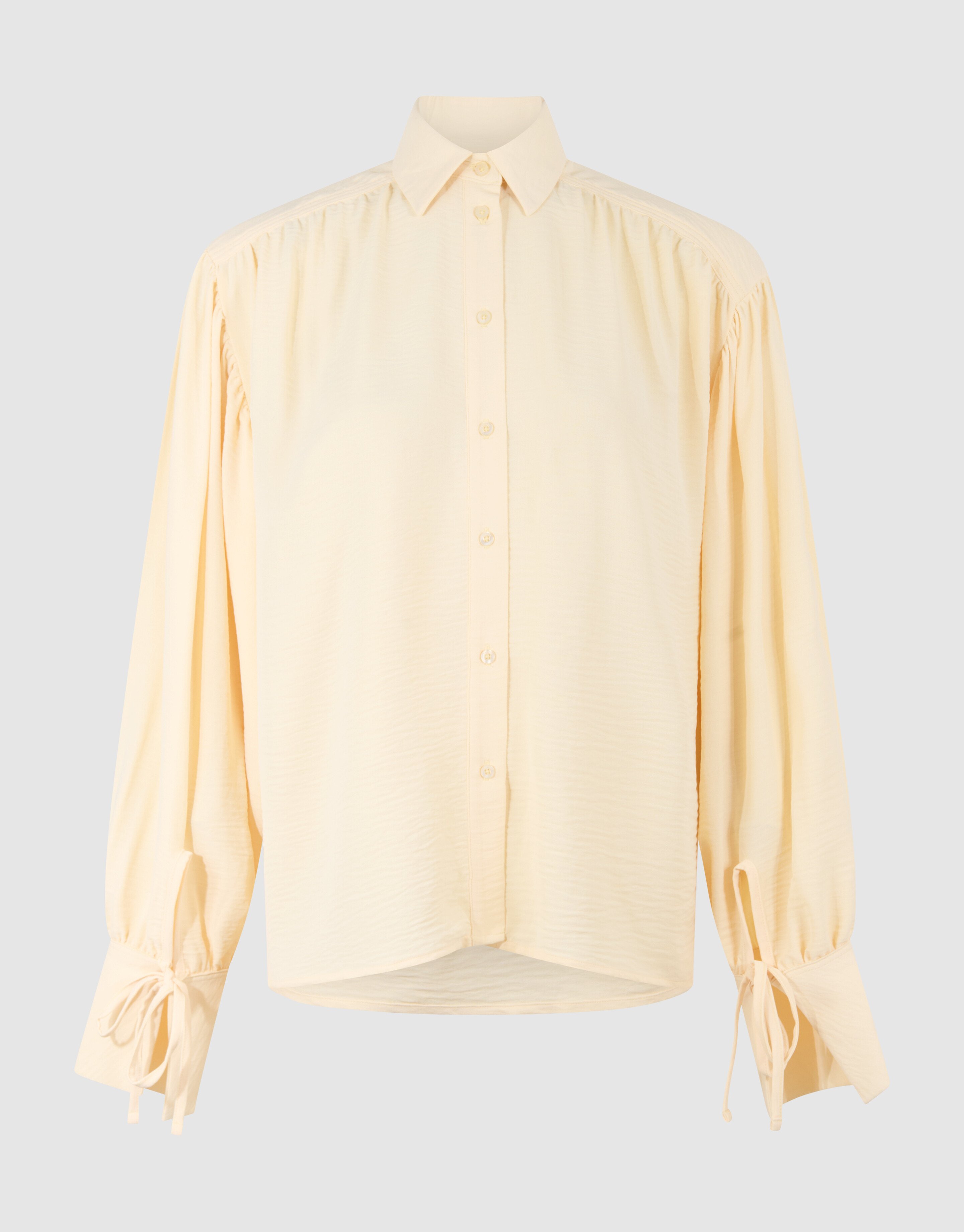 Oversized Twist Blouse Lichtgeel SHOEBY WOMEN