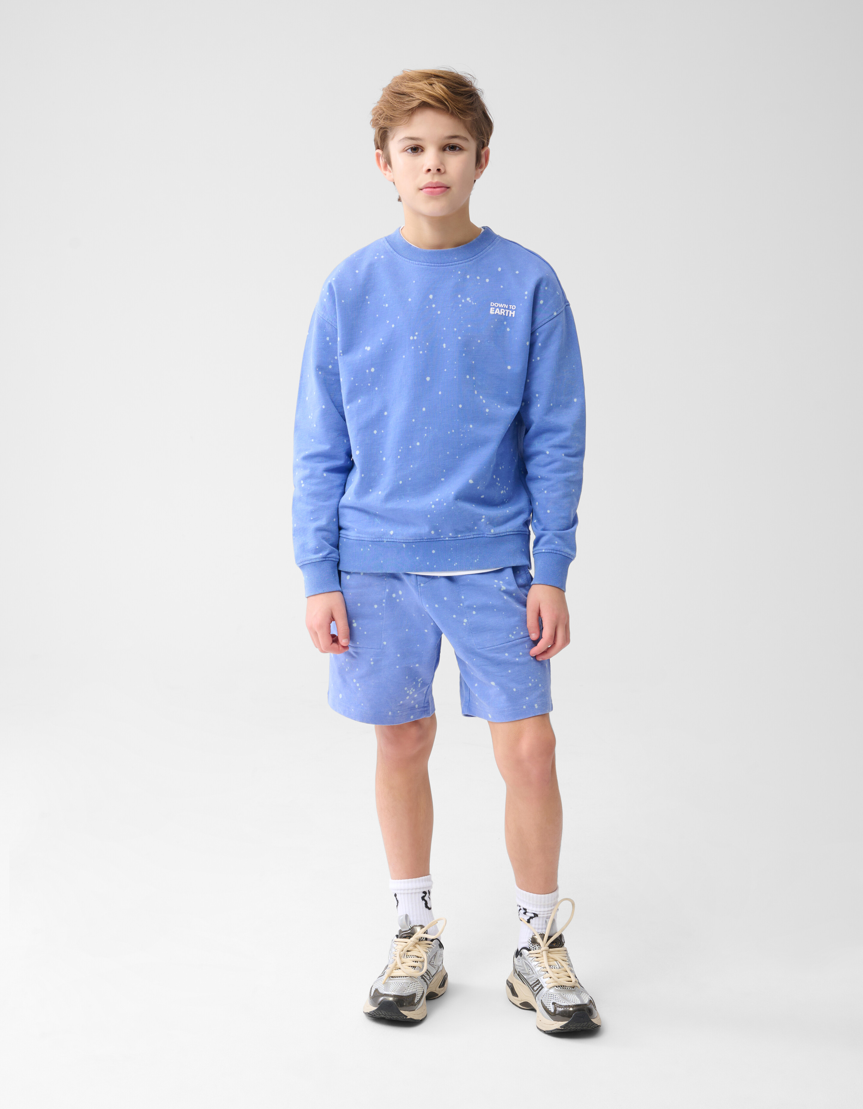 Dye Sweater Lichtpaars SHOEBY BOYS