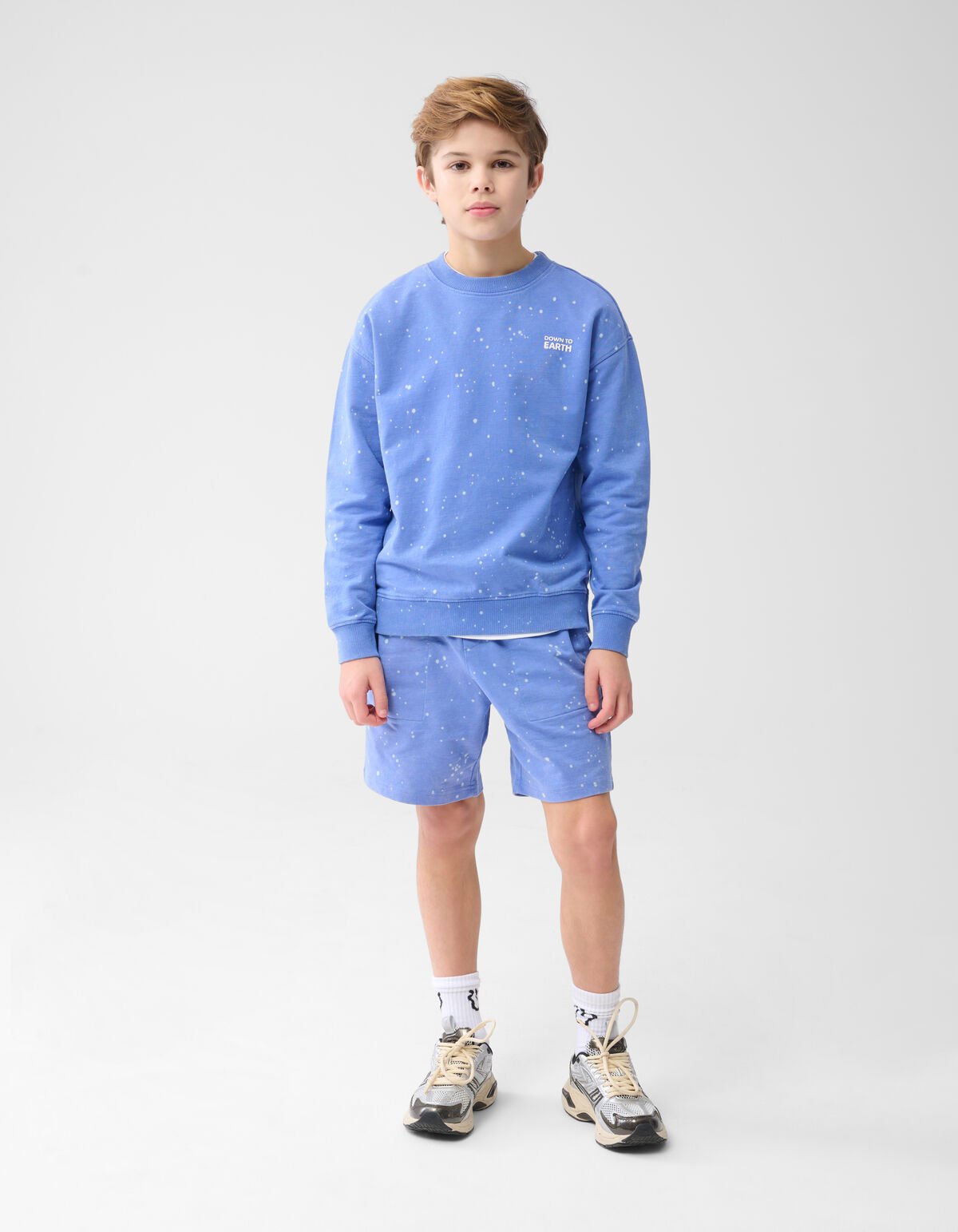 Dye Sweater Lichtpaars SHOEBY BOYS