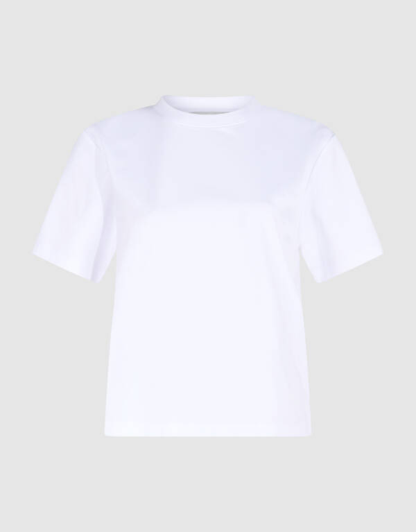 Basis T-shirt Wit By Lonneke SHOEBY WOMEN