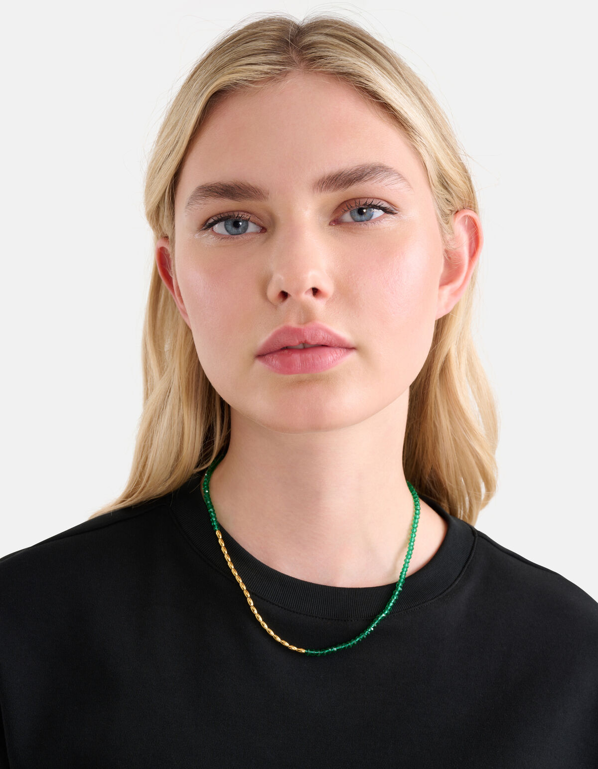 Beaded Ketting Groen SHOEBY ACCESSOIRES