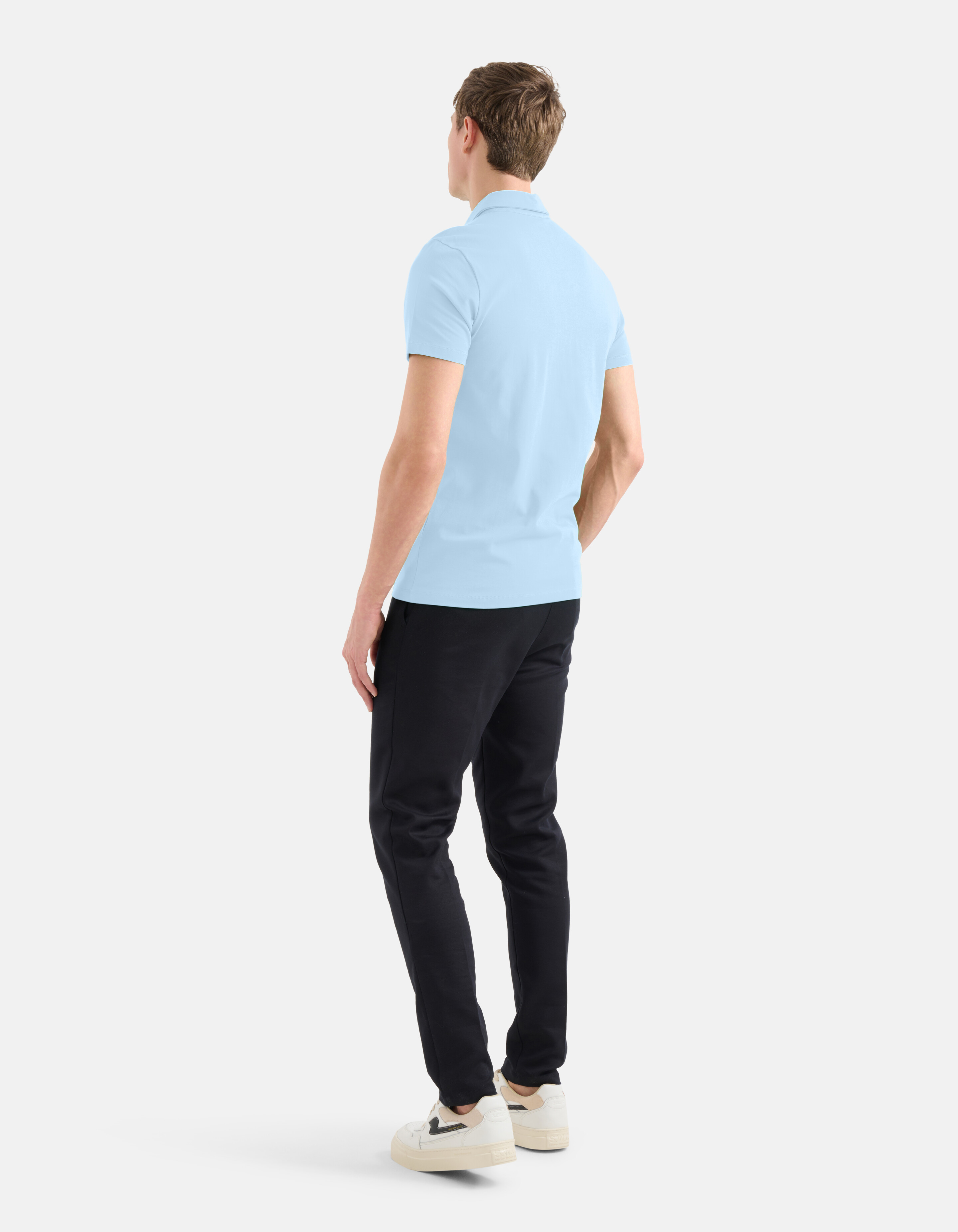 Jersey Polo Lichtblauw SHOEBY MEN