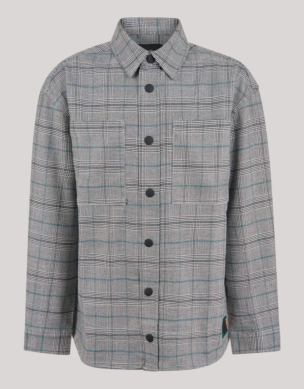 Ruiten Overshirt Grijs SHOEBY BOYS