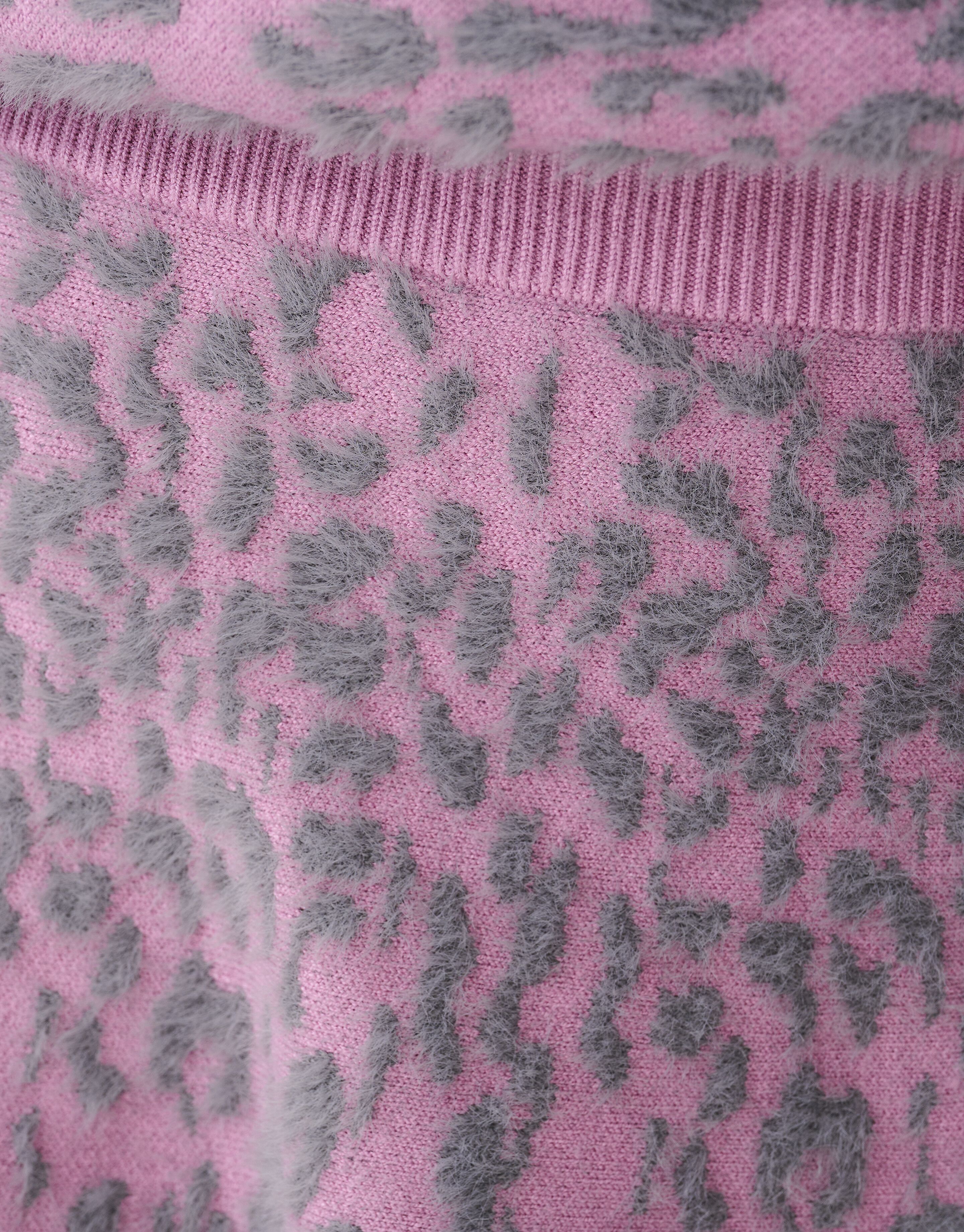 Leopard Knit Rok Roze SHOEBY GIRLS