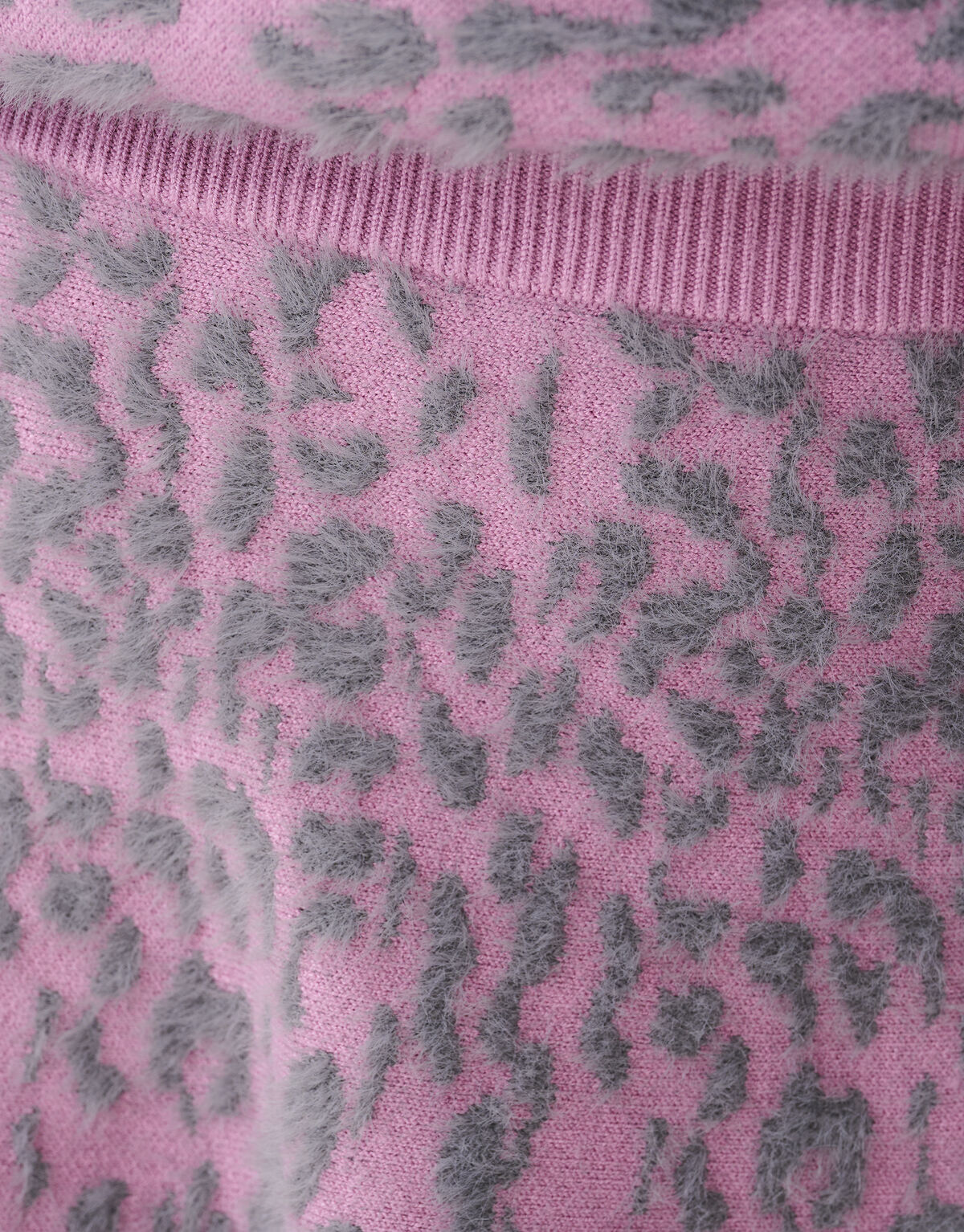Leopard Knit Rok Roze SHOEBY GIRLS