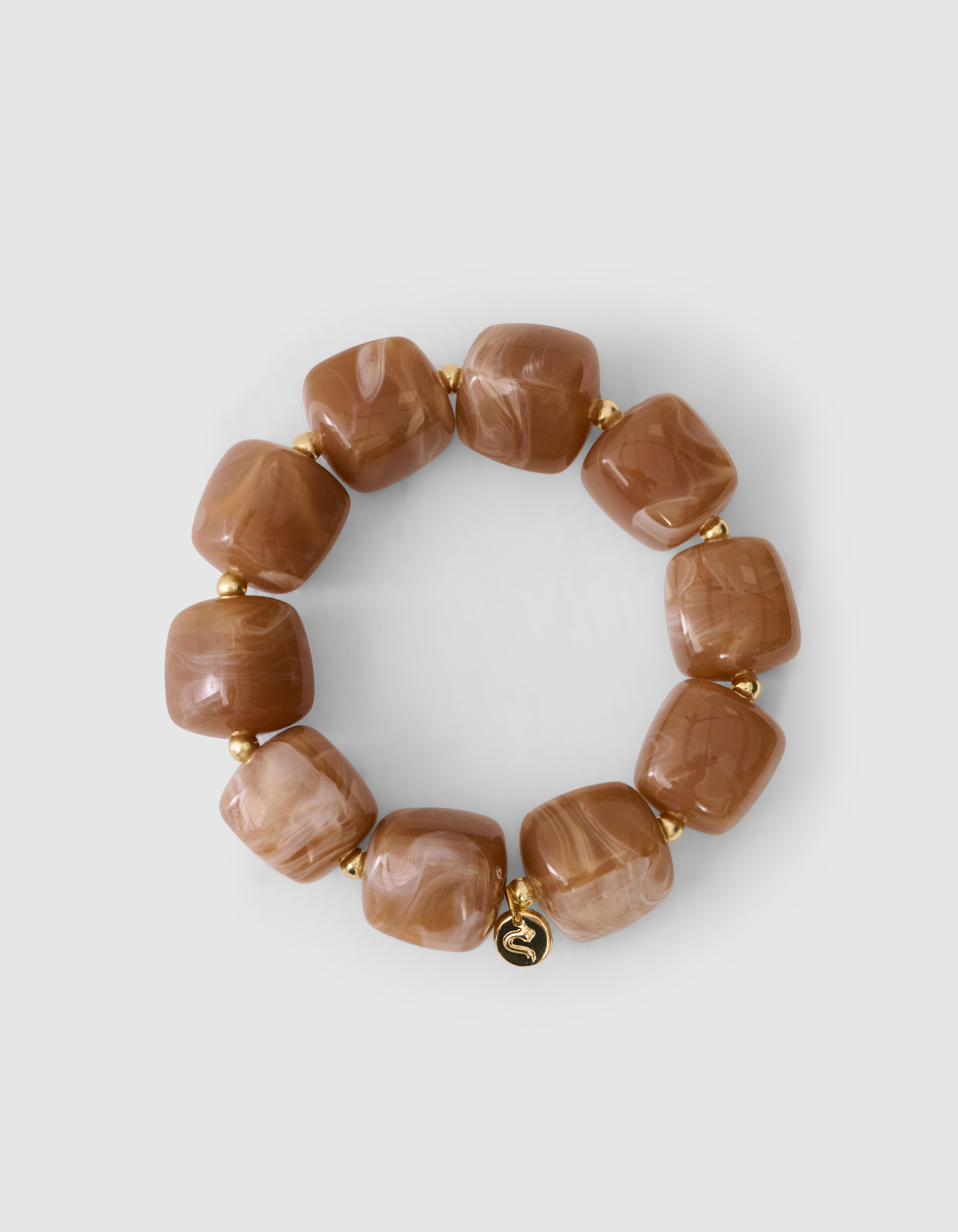 Stone Armband Bruin SHOEBY ACCESSOIRES