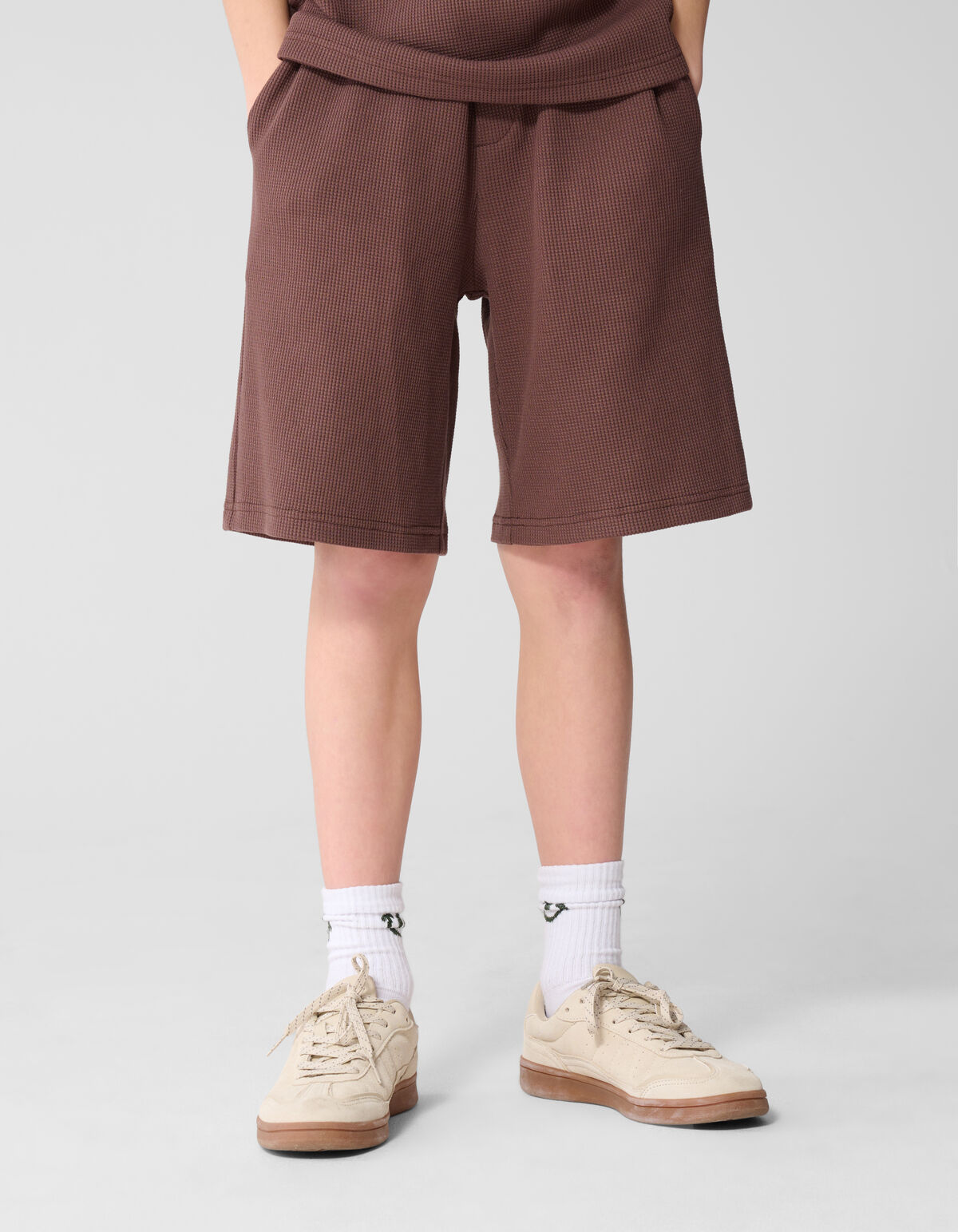 Waffle Short Donkerbruin SHOEBY BOYS