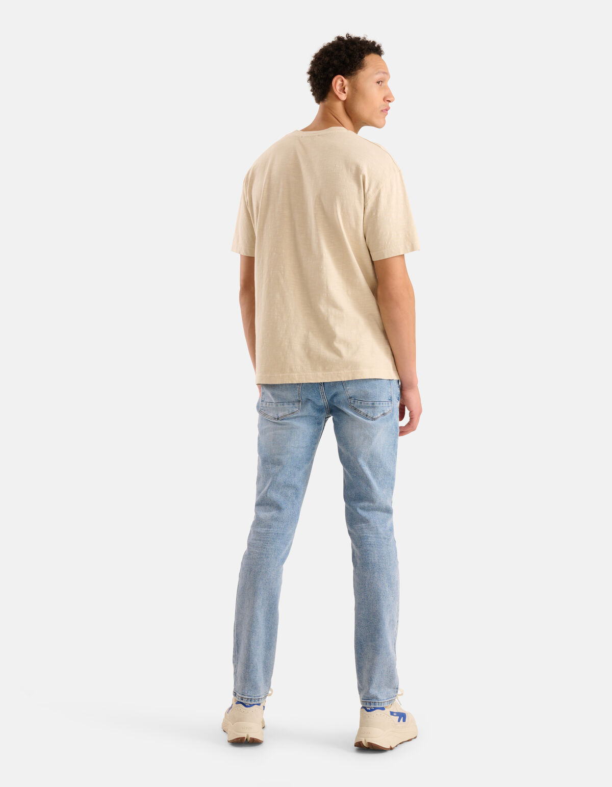 Jersey T-shirt Beige SHOEBY MEN