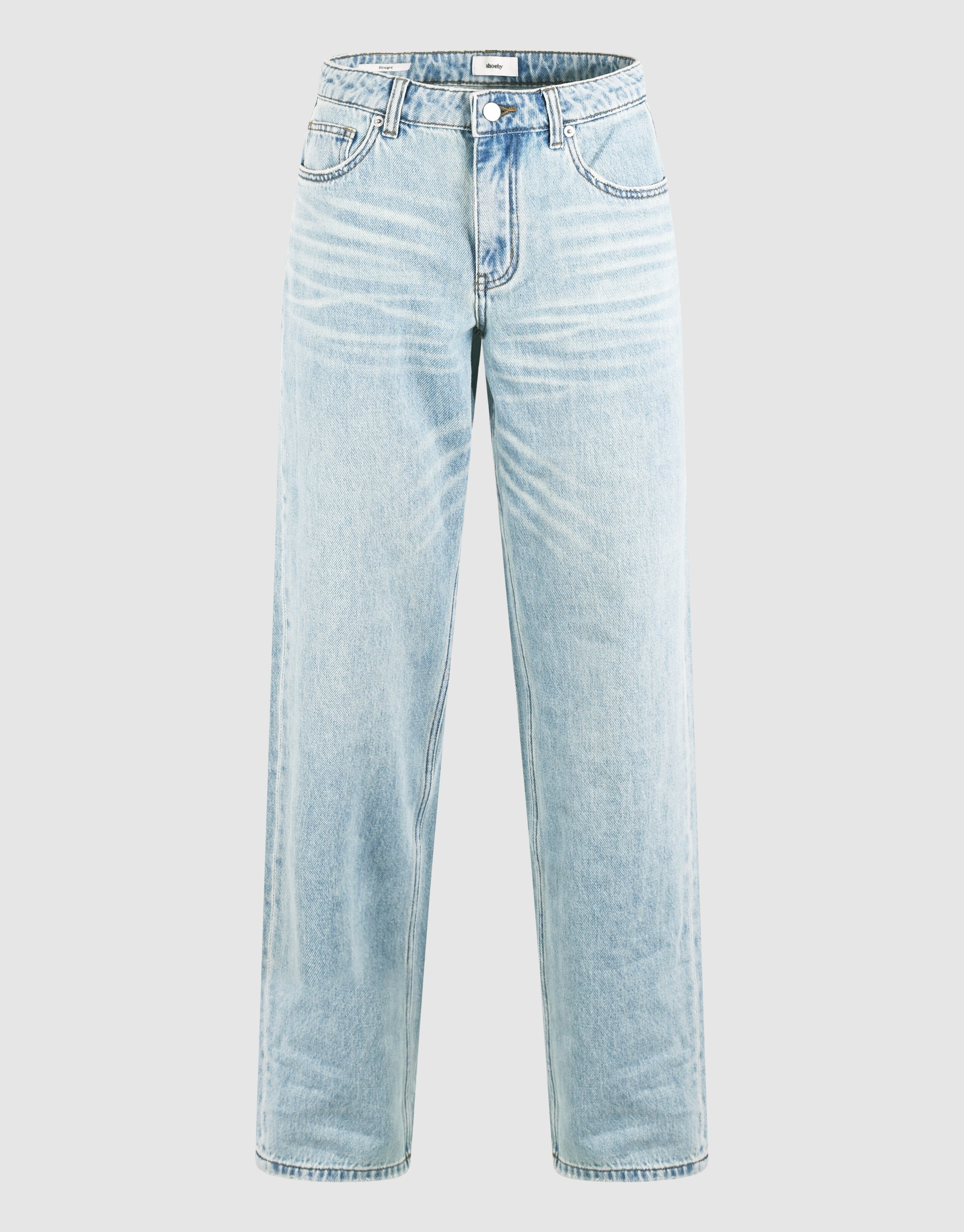 Soft Straight Fit Jeans Bleached SHOEBY WOMEN