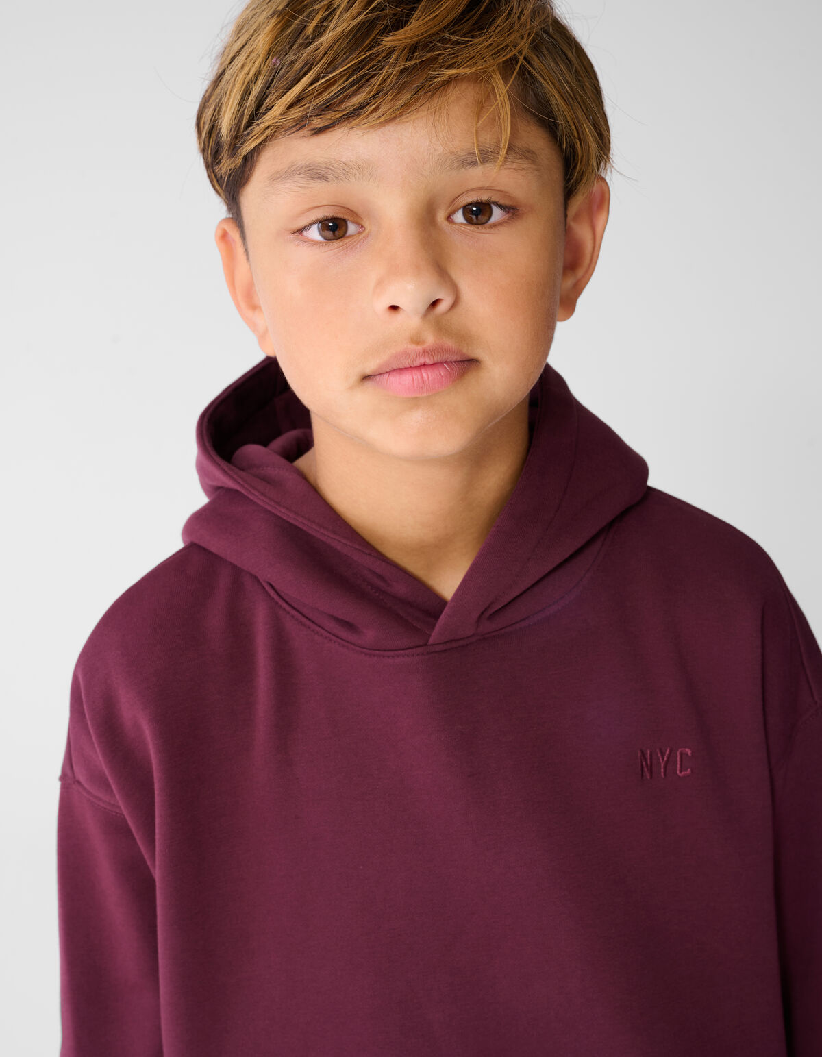 Chill Hoodie Donkerrood SHOEBY BOYS
