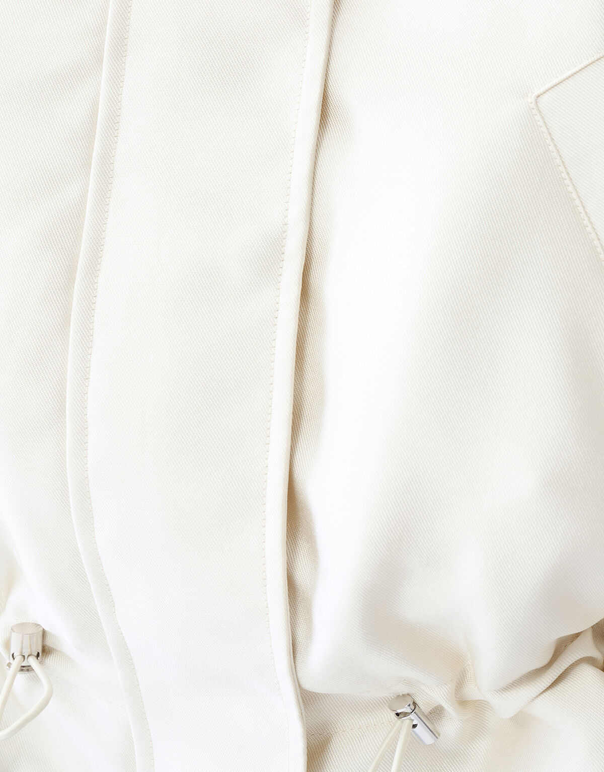 Satijnen Bomber Gebroken Wit SHOEBY WOMEN