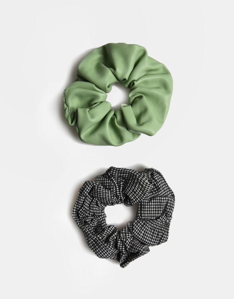 Check Scrunchie