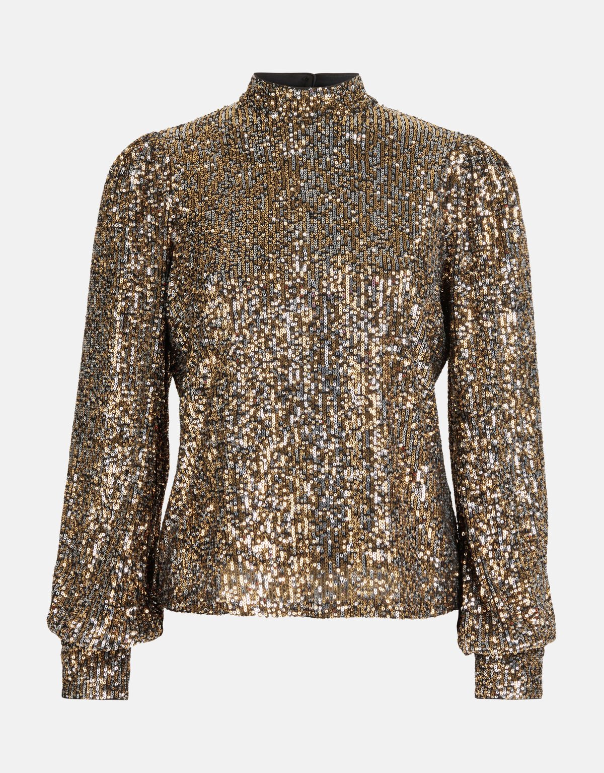 Pailletten Top Goud/Zilver SHOEBY WOMEN