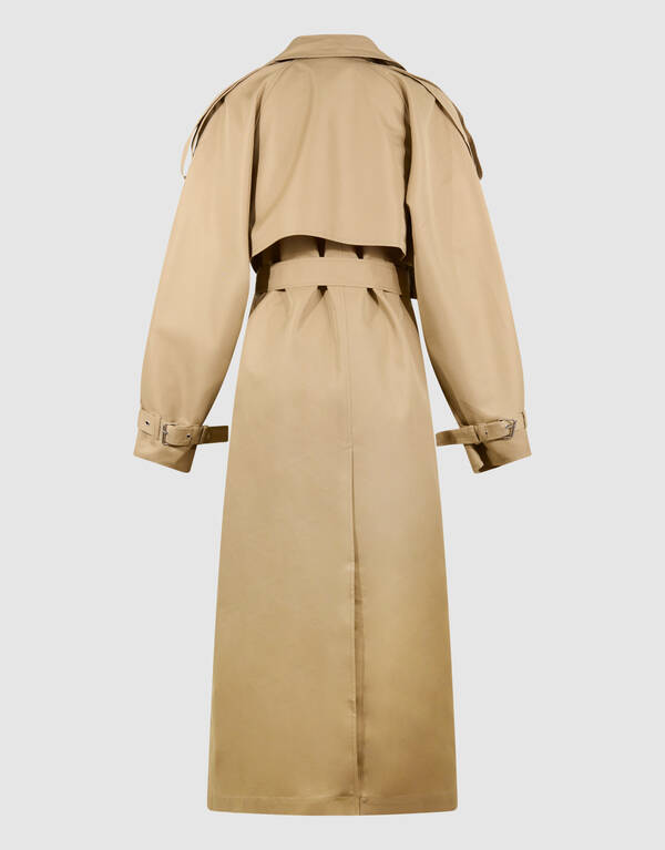 Oversized Trenchcoat Zand By Lonneke SHOEBY WOMEN