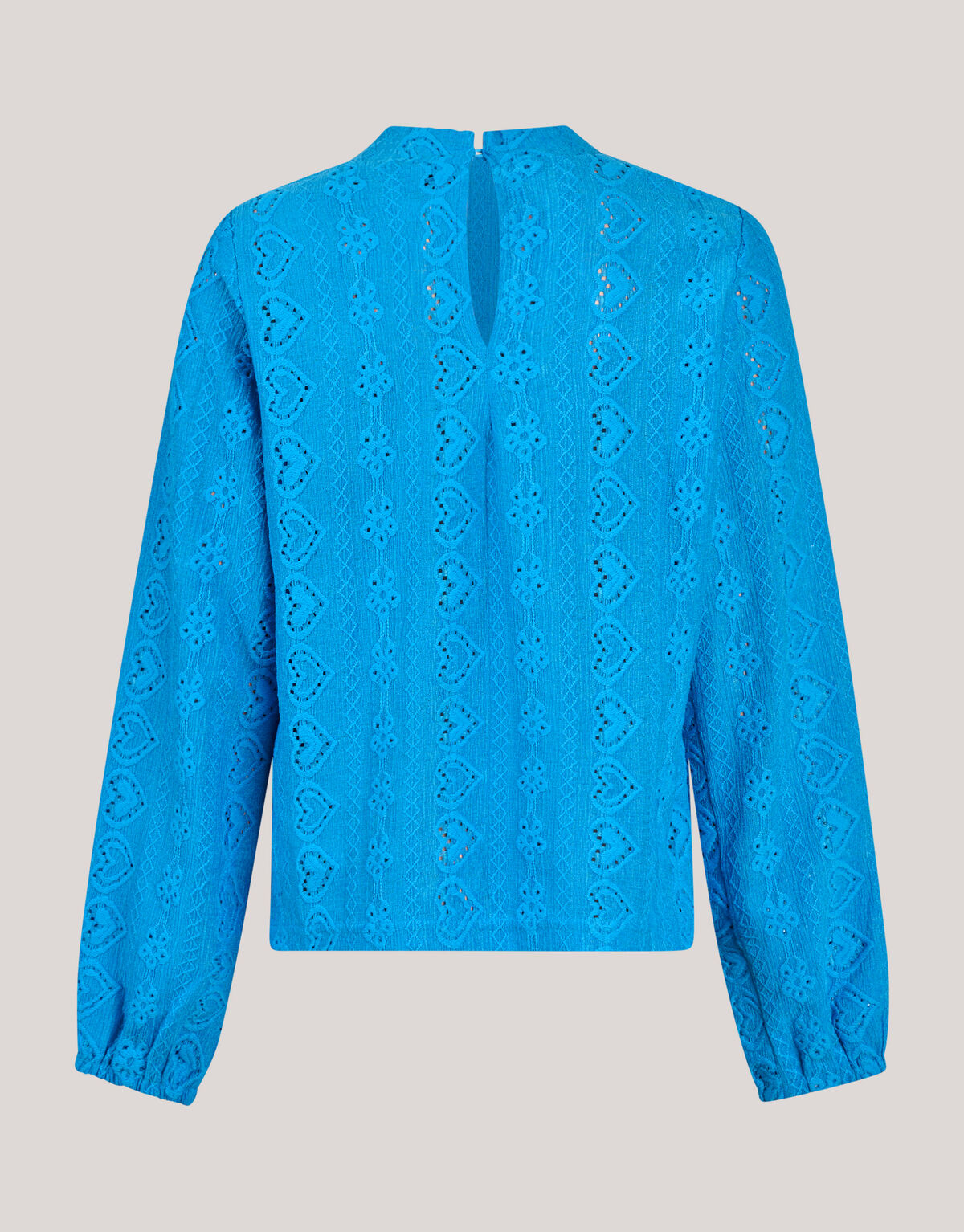 Embroidery Top Blauw SHOEBY GIRLS