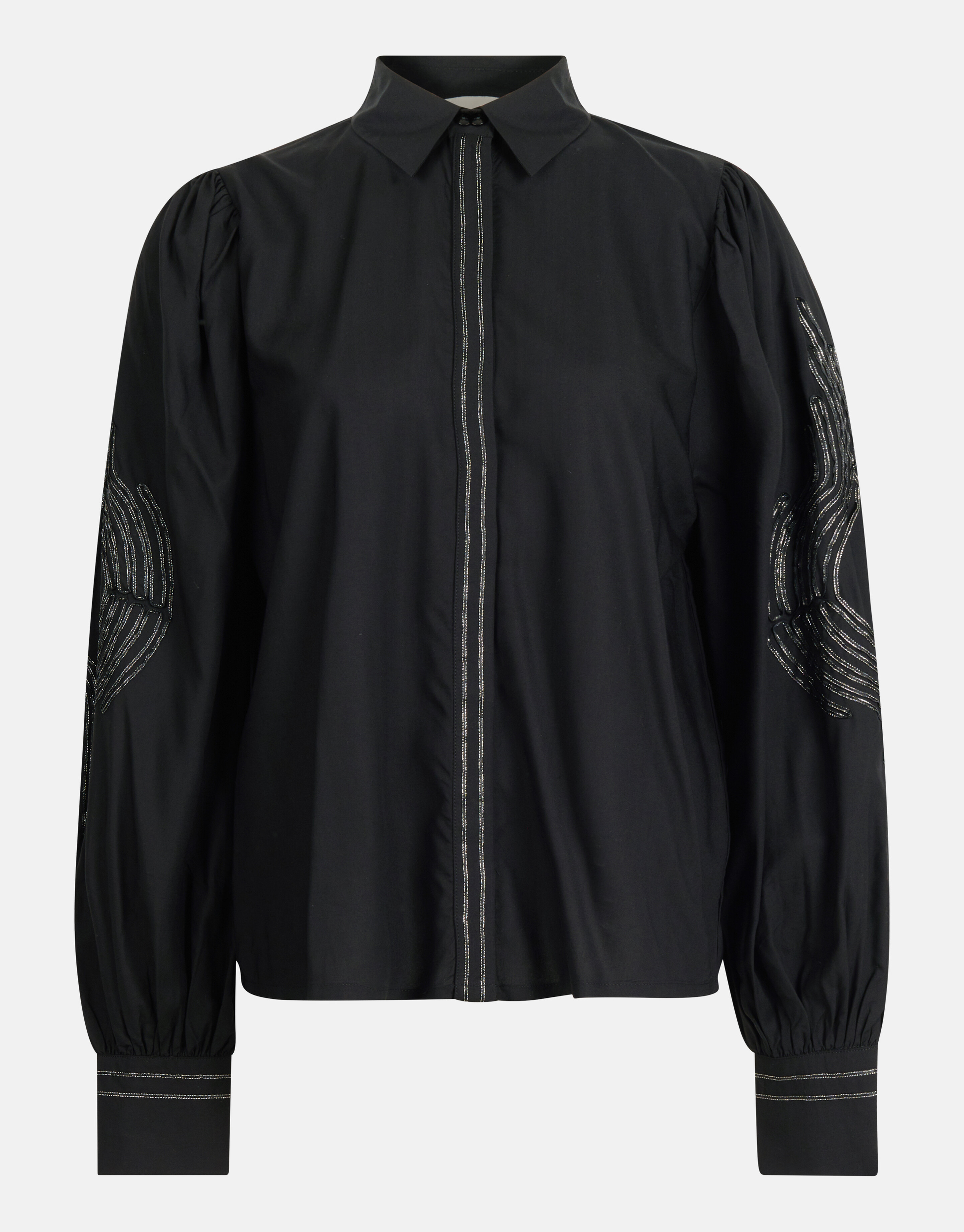 Lurex Tape Blouse Zwart By Mieke SHOEBY WOMEN
