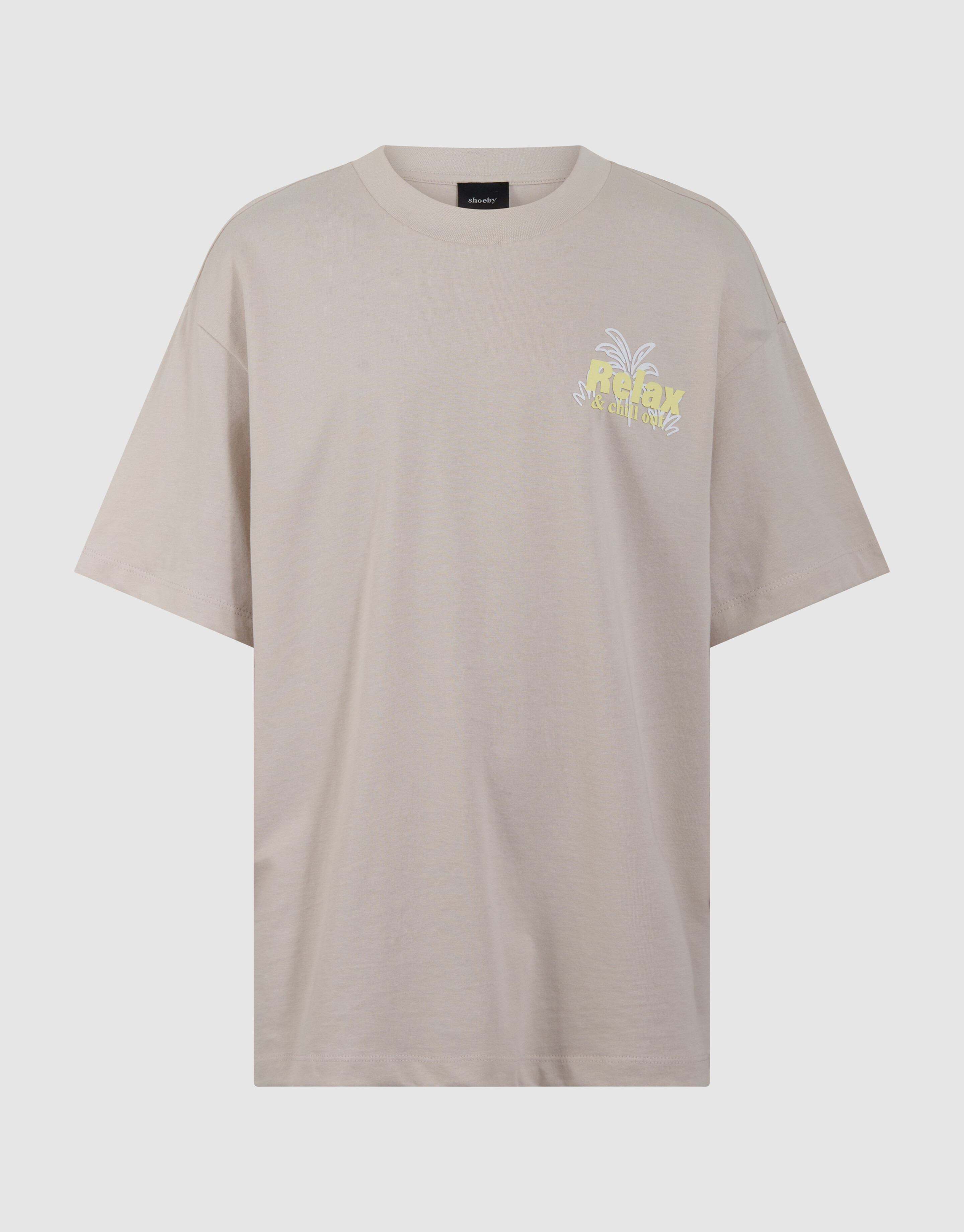 Relax Artwork T-shirt Beige SHOEBY BOYS