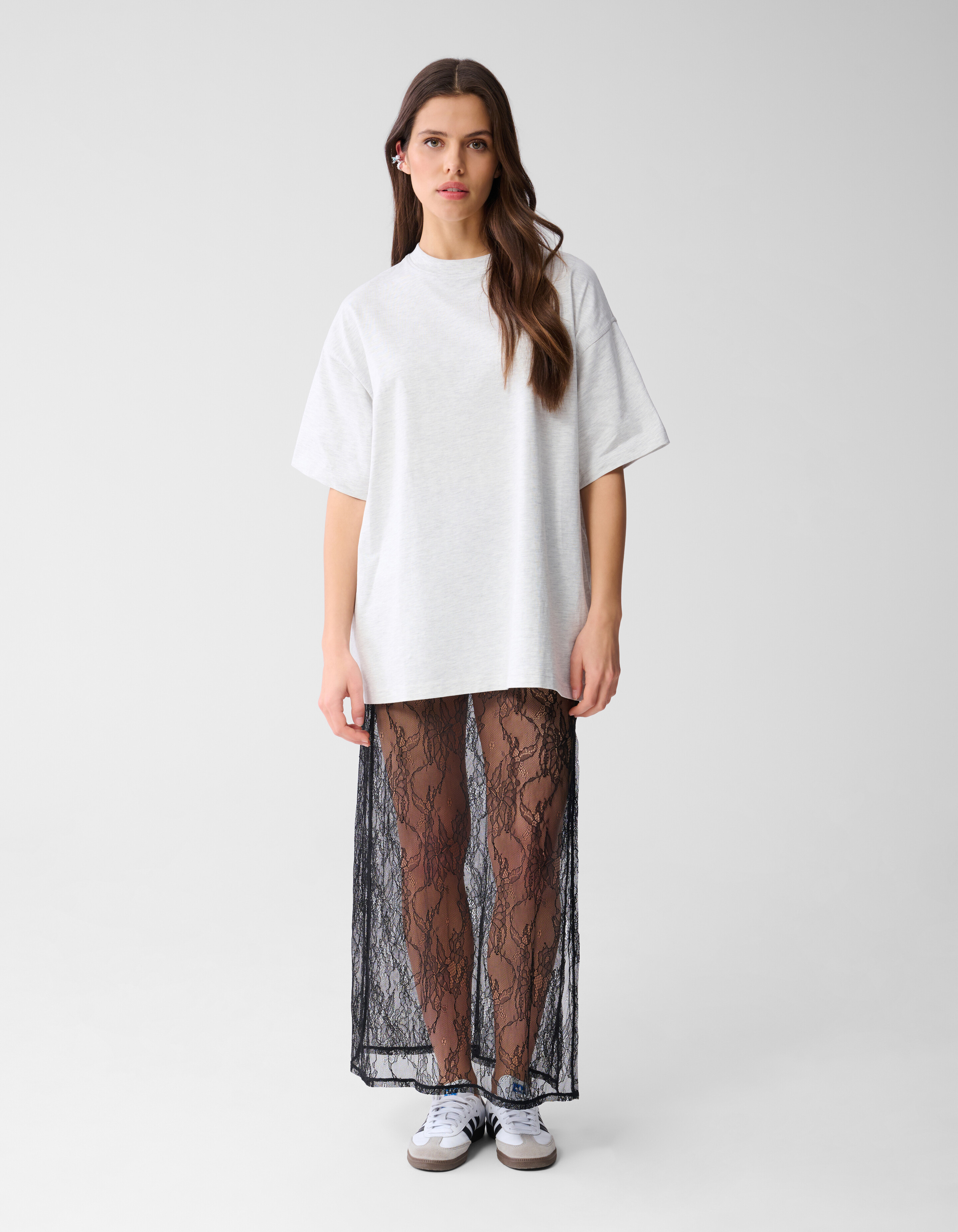 Kanten Maxi Rok Zwart By Monica SHOEBY WOMEN