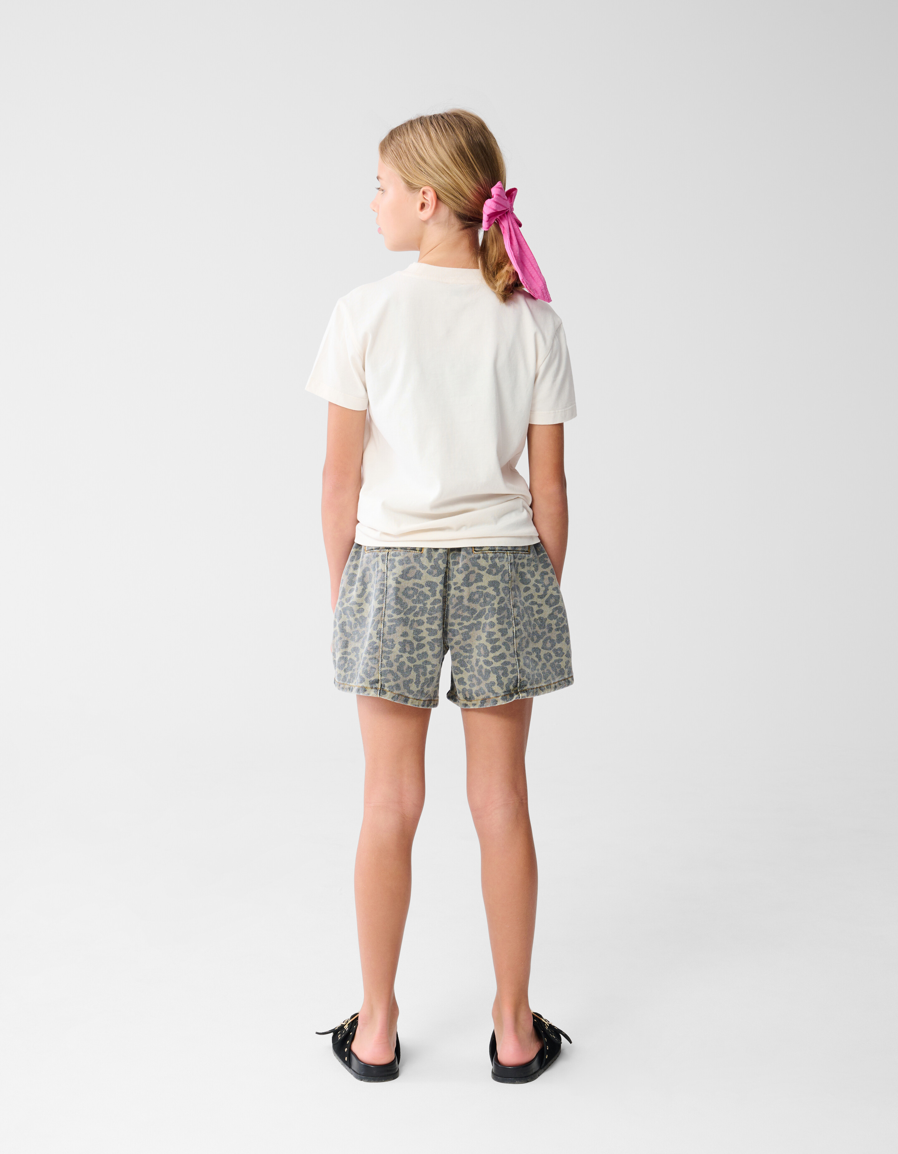 Sunny Artwork T-shirt Gebroken Wit SHOEBY GIRLS