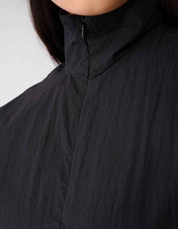 Oversized Balloon Fit Blouse Zwart SHOEBY WOMEN