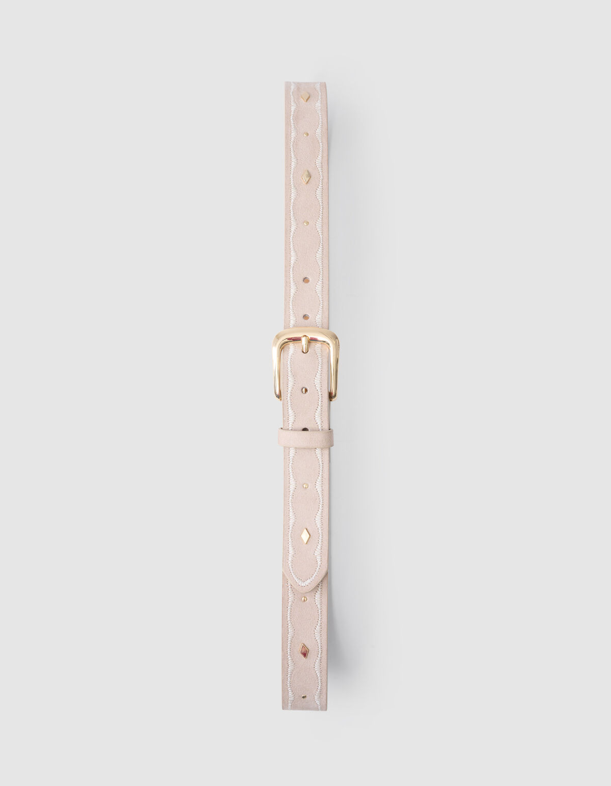 Studs Riem Gebroken Wit SHOEBY ACCESSOIRES
