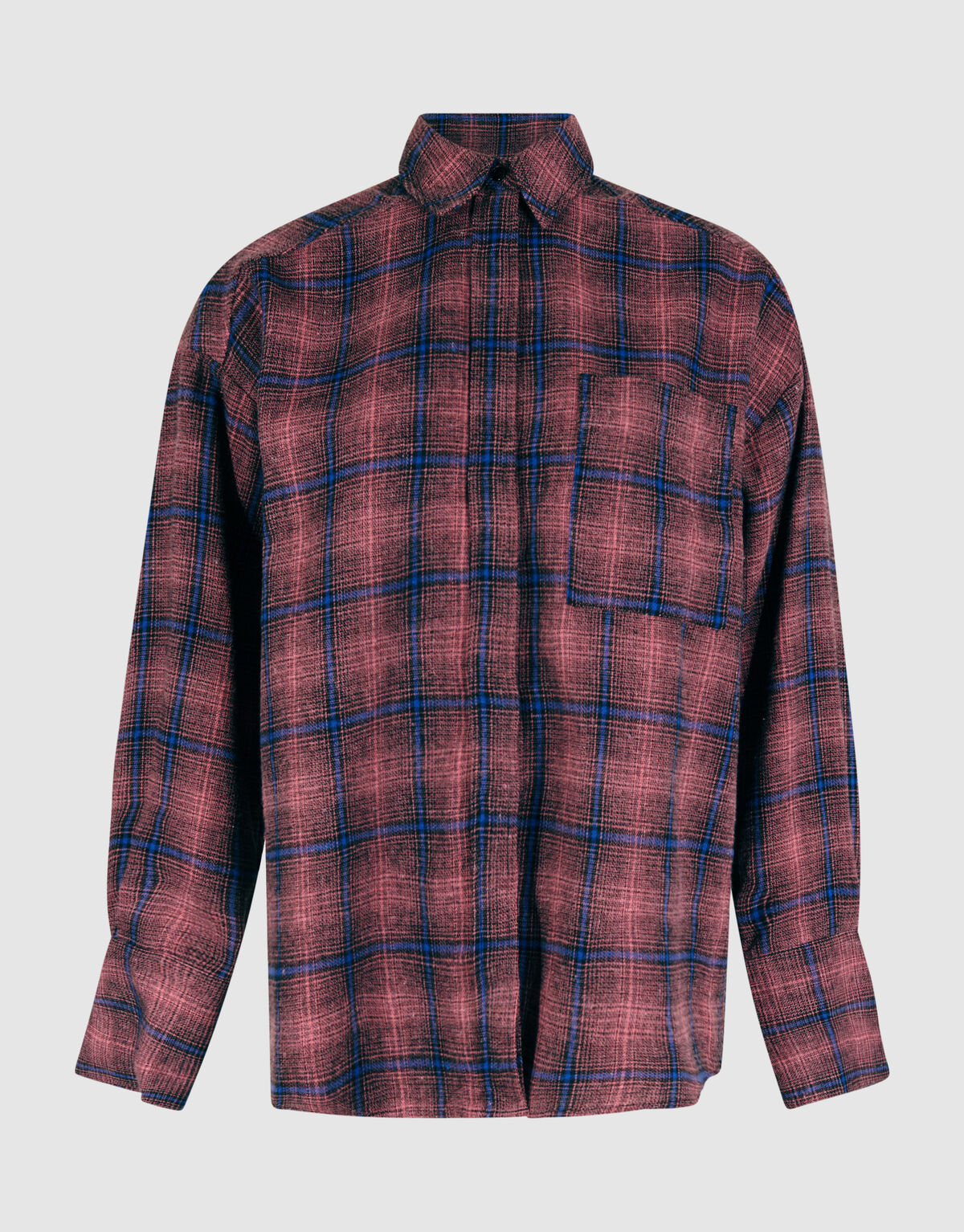 Ruiten Blouse Donkerroze SHOEBY WOMEN