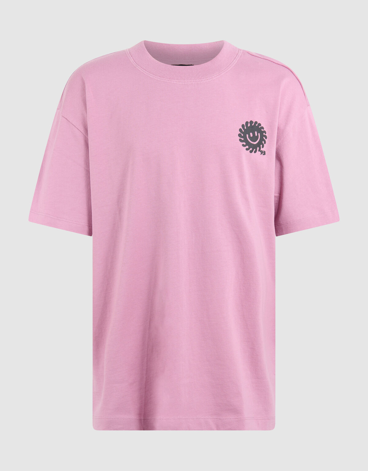 Smiley Sun Artwork T-shirt Roze SHOEBY BOYS