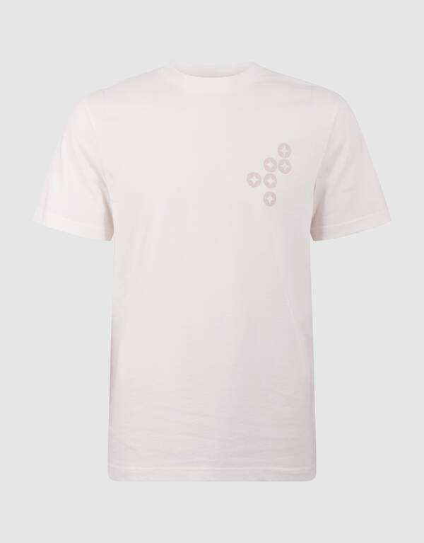 Spread Logo T-shirt Gebroken Wit SHOEBY MEN