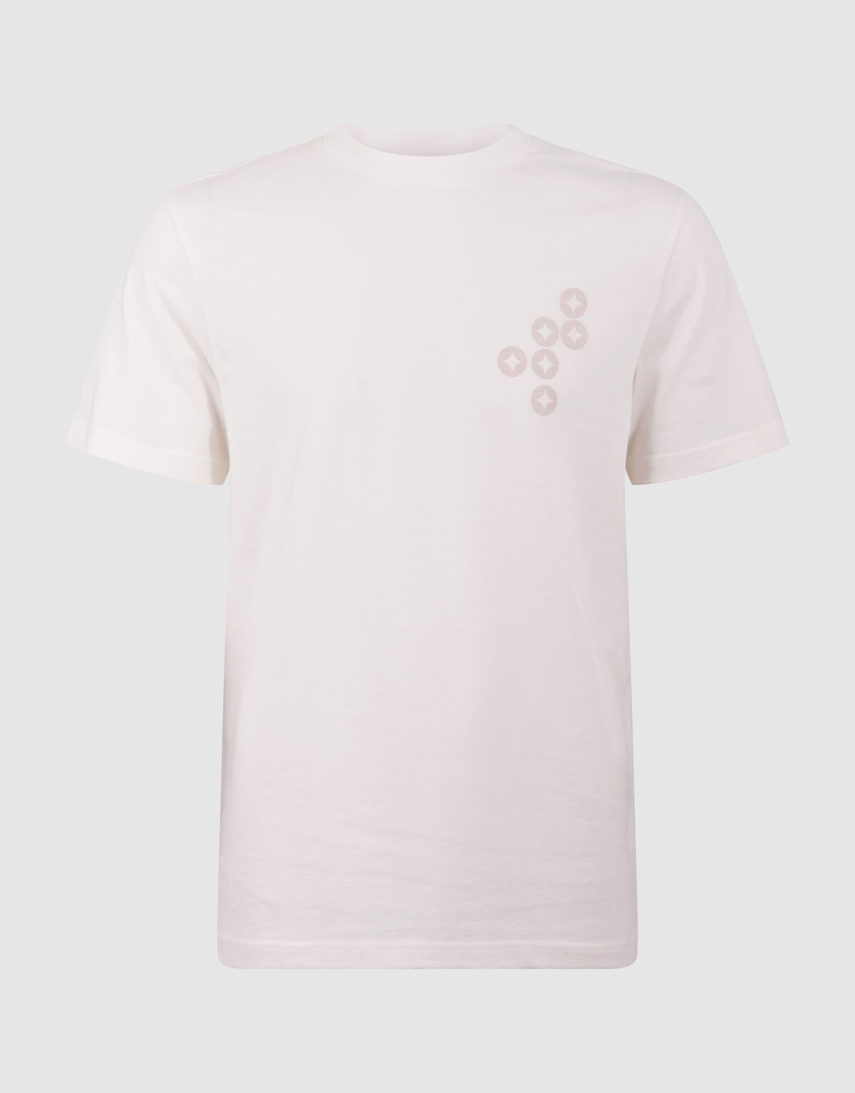 Spread Logo T-shirt Gebroken Wit SHOEBY MEN