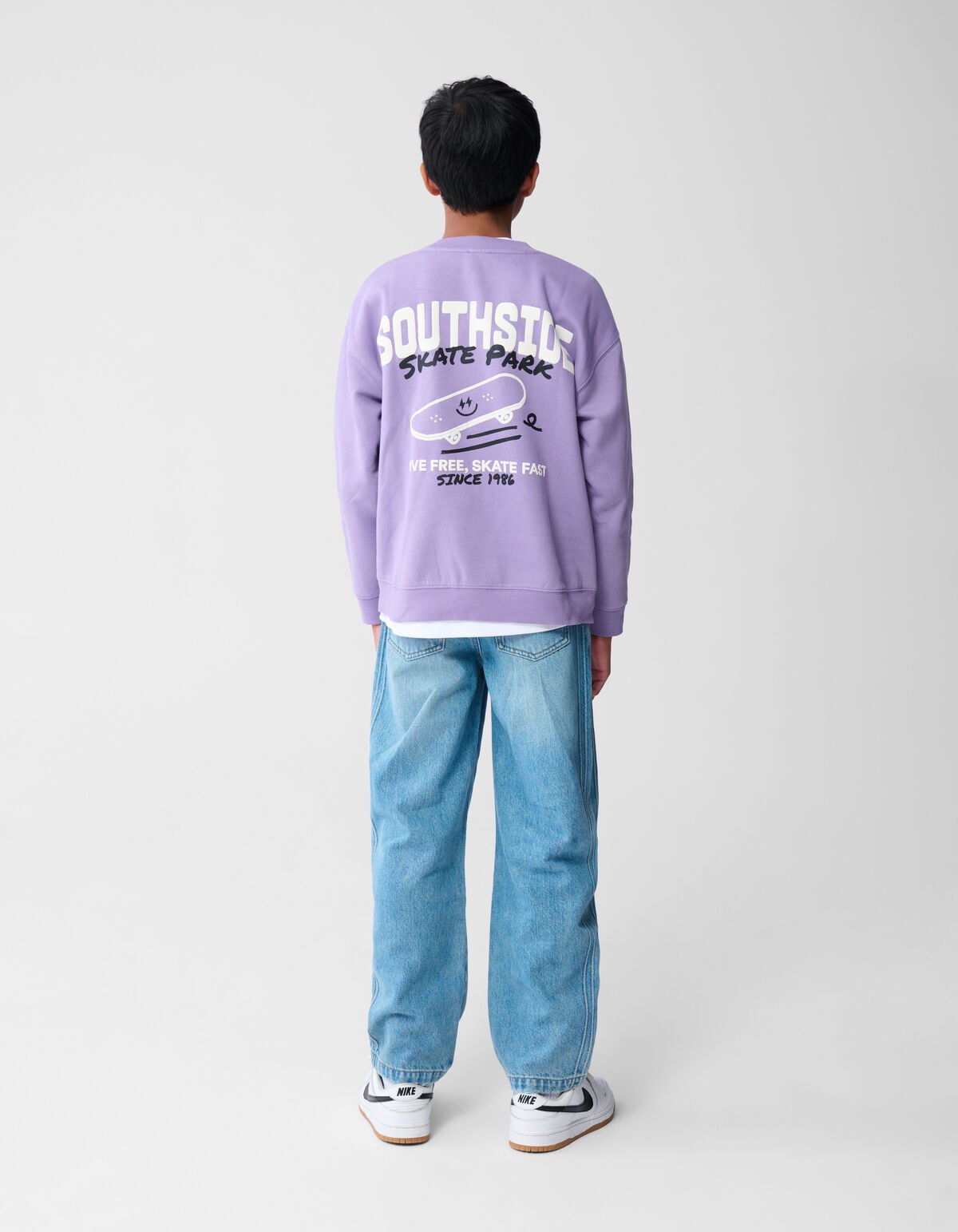 Sporty Baggy Fit Jeans Mediumstone SHOEBY BOYS