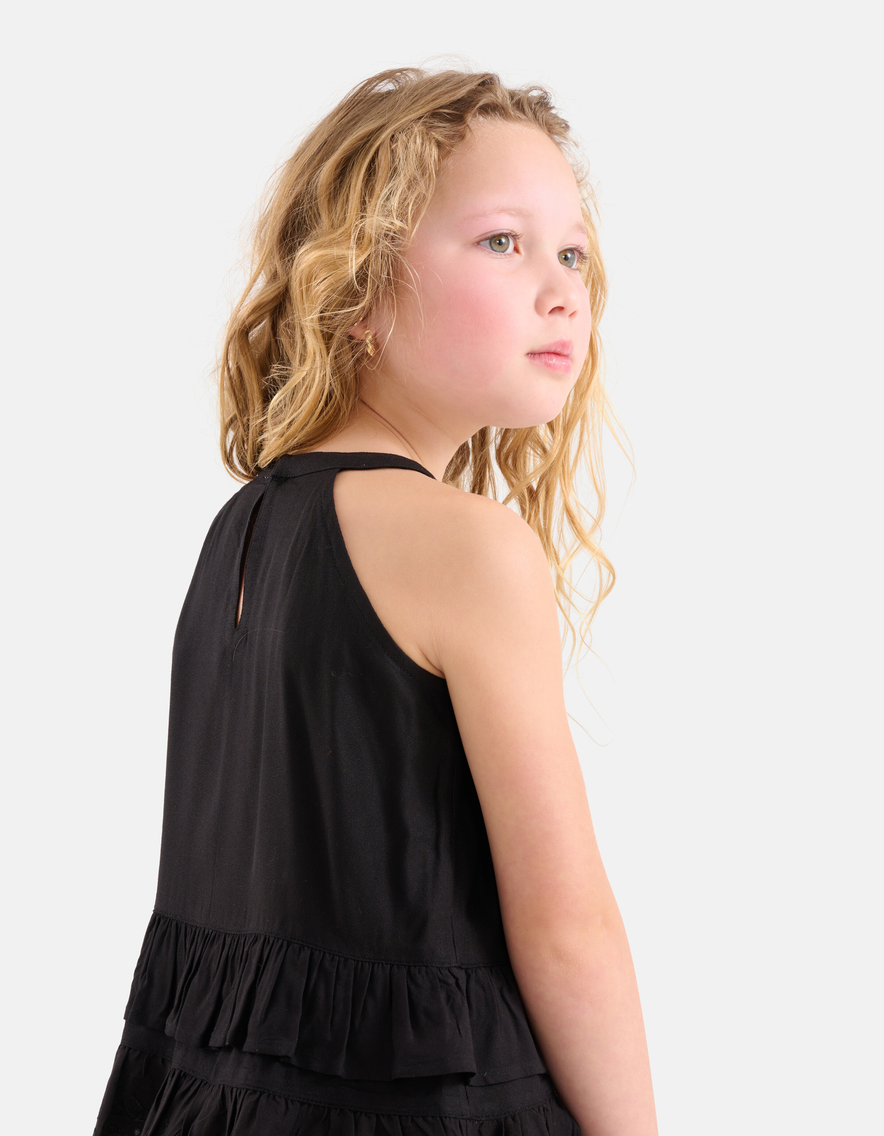 Embroidery Halter Top Zwart SHOEBY GIRLS