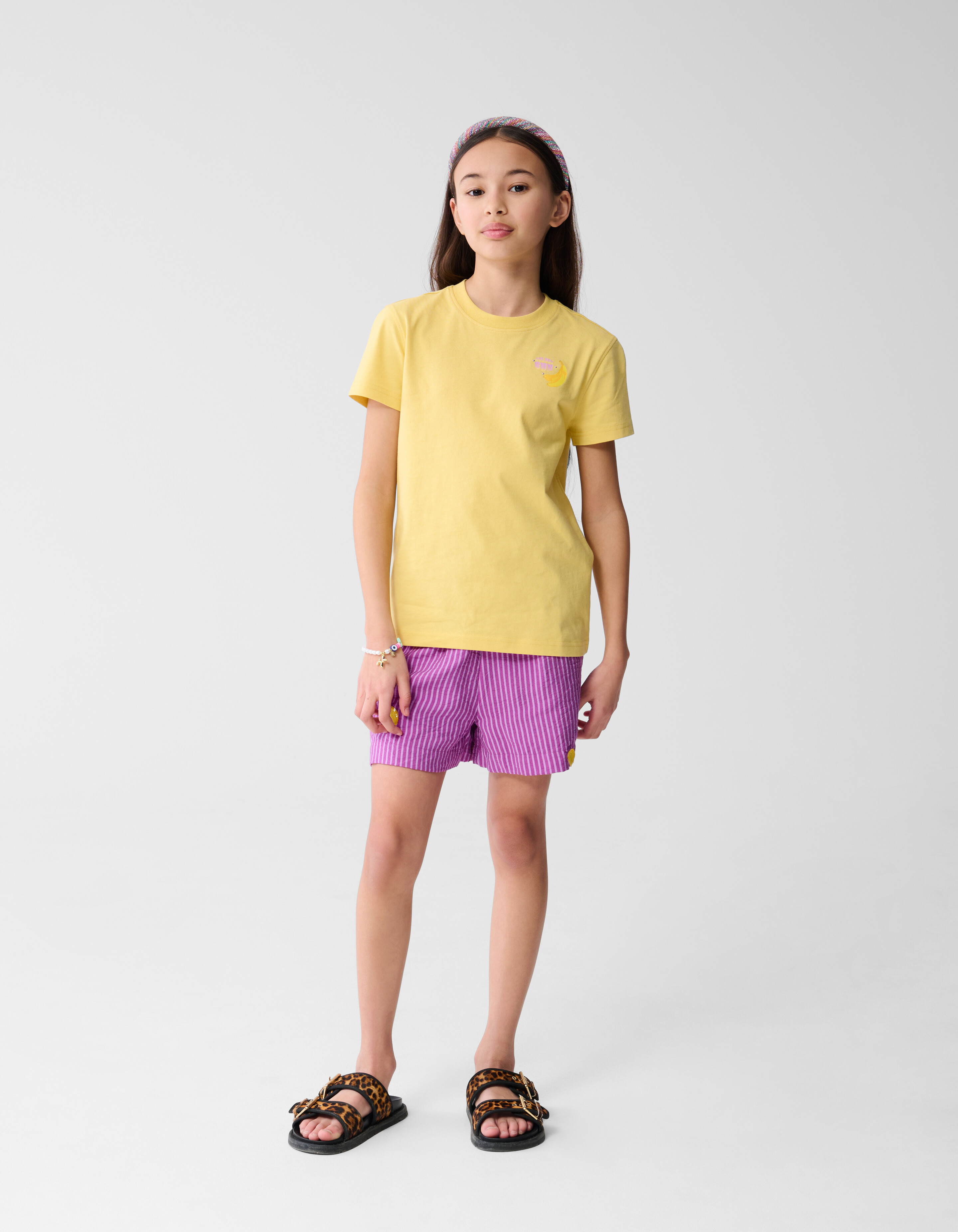 Sun T-shirt Lichtgeel SHOEBY GIRLS