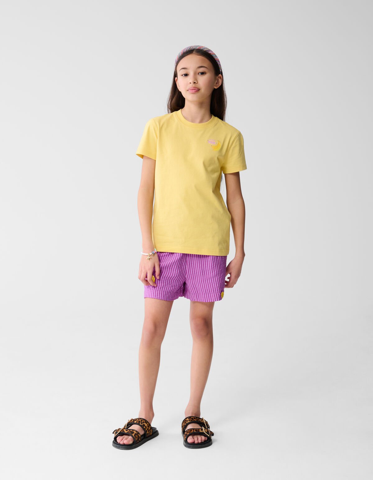 Sun T-shirt Lichtgeel SHOEBY GIRLS